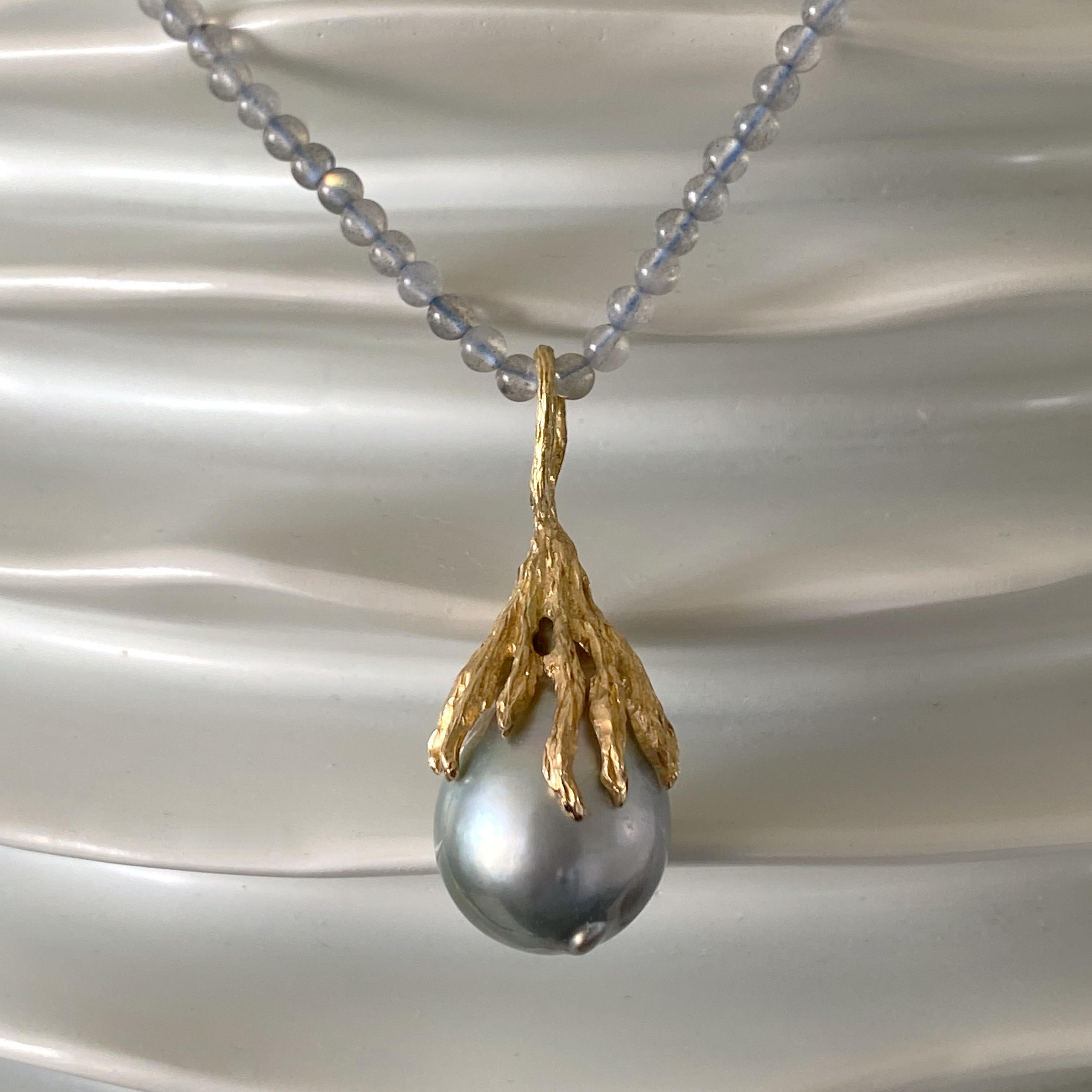 Baroque Silver Tahitian Pearl 