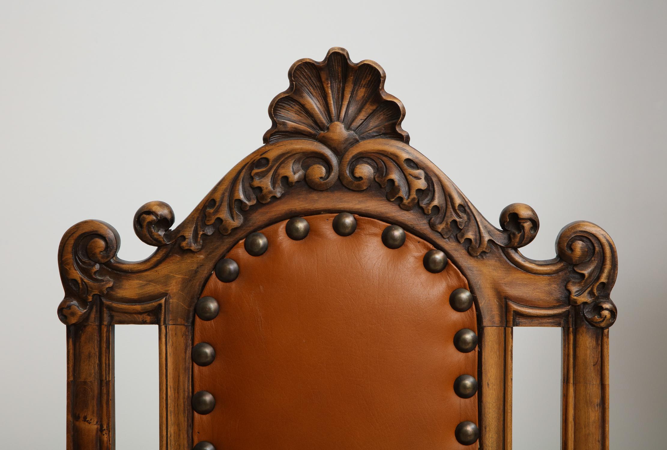 Barocker Sessel aus dem 18. Jahrhundert mit Original-Messingstempel, Schweden, um 1740 im Angebot 6