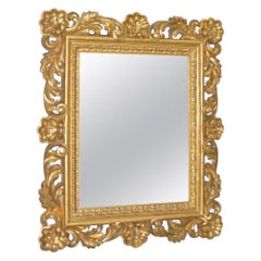 Baroque 19th Century Monumental Hand Carved & Gilded Mirror