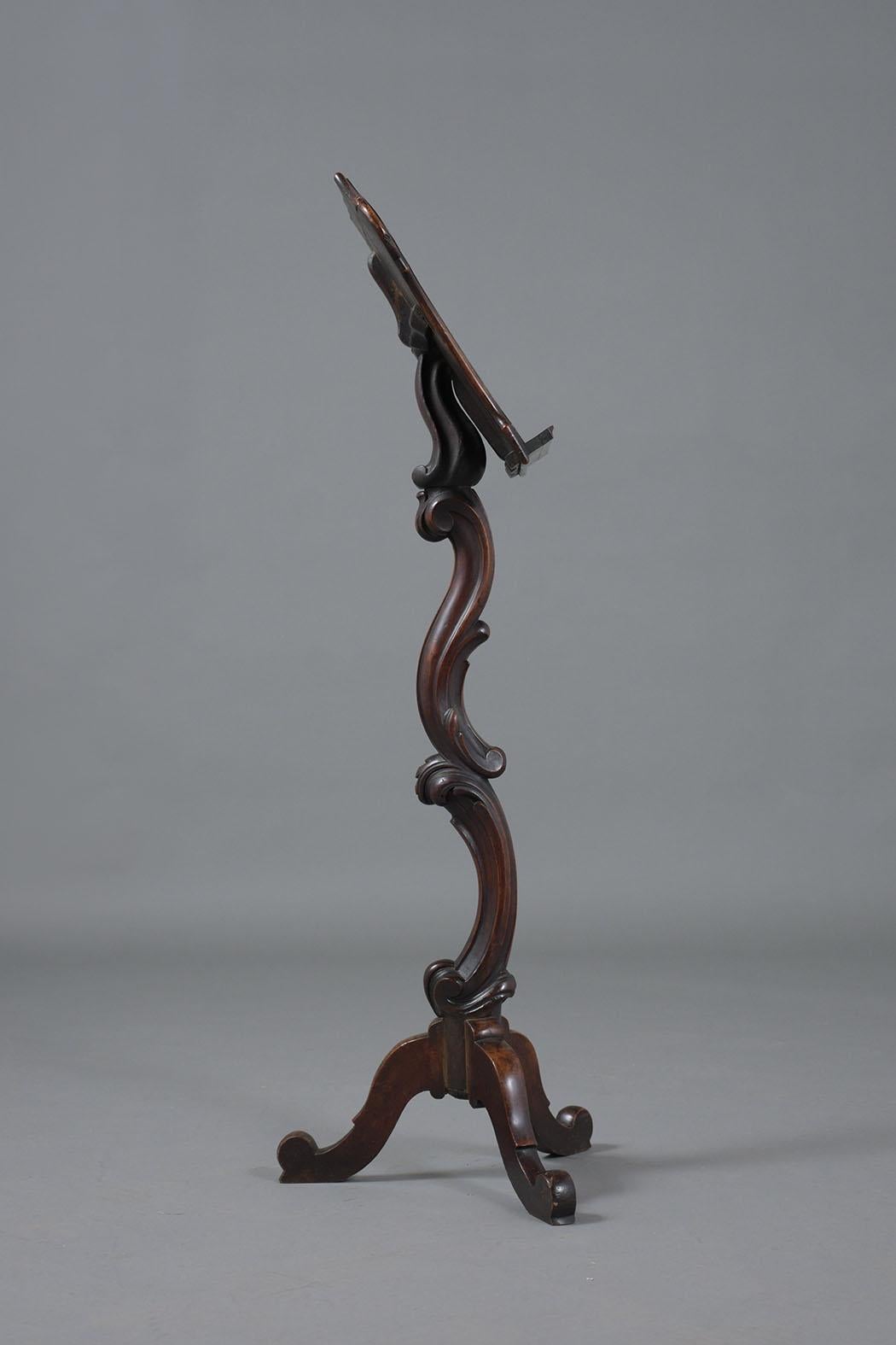 19th Century Carved Music Stand 3