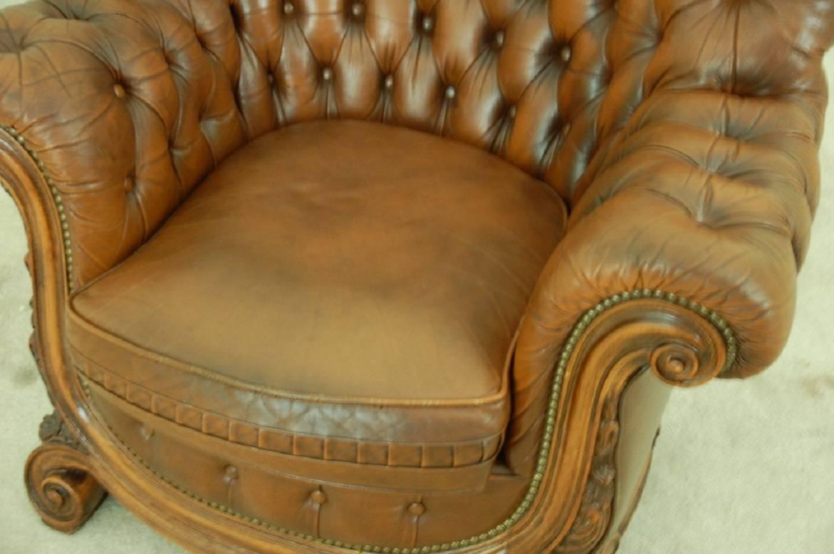 Baroque 20th Century Chesterfield Special Rare to Find In Excellent Condition For Sale In Eindhoven, NL