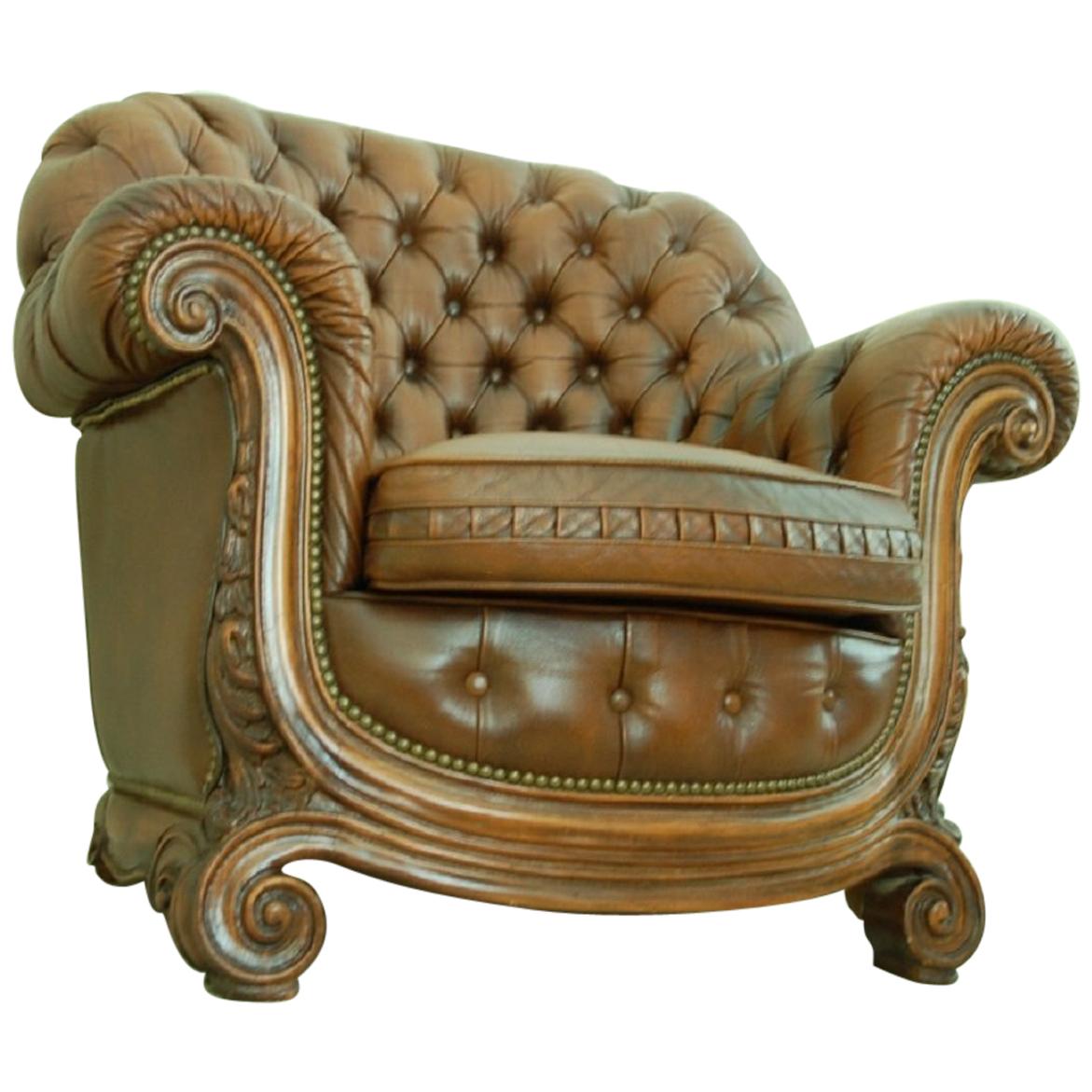 Baroque 20th Century Chesterfield Special Rare to Find For Sale