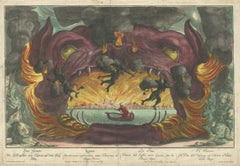 Baroque Allegory of Fire with Underworld Imagery & Demons – Optical Perspective