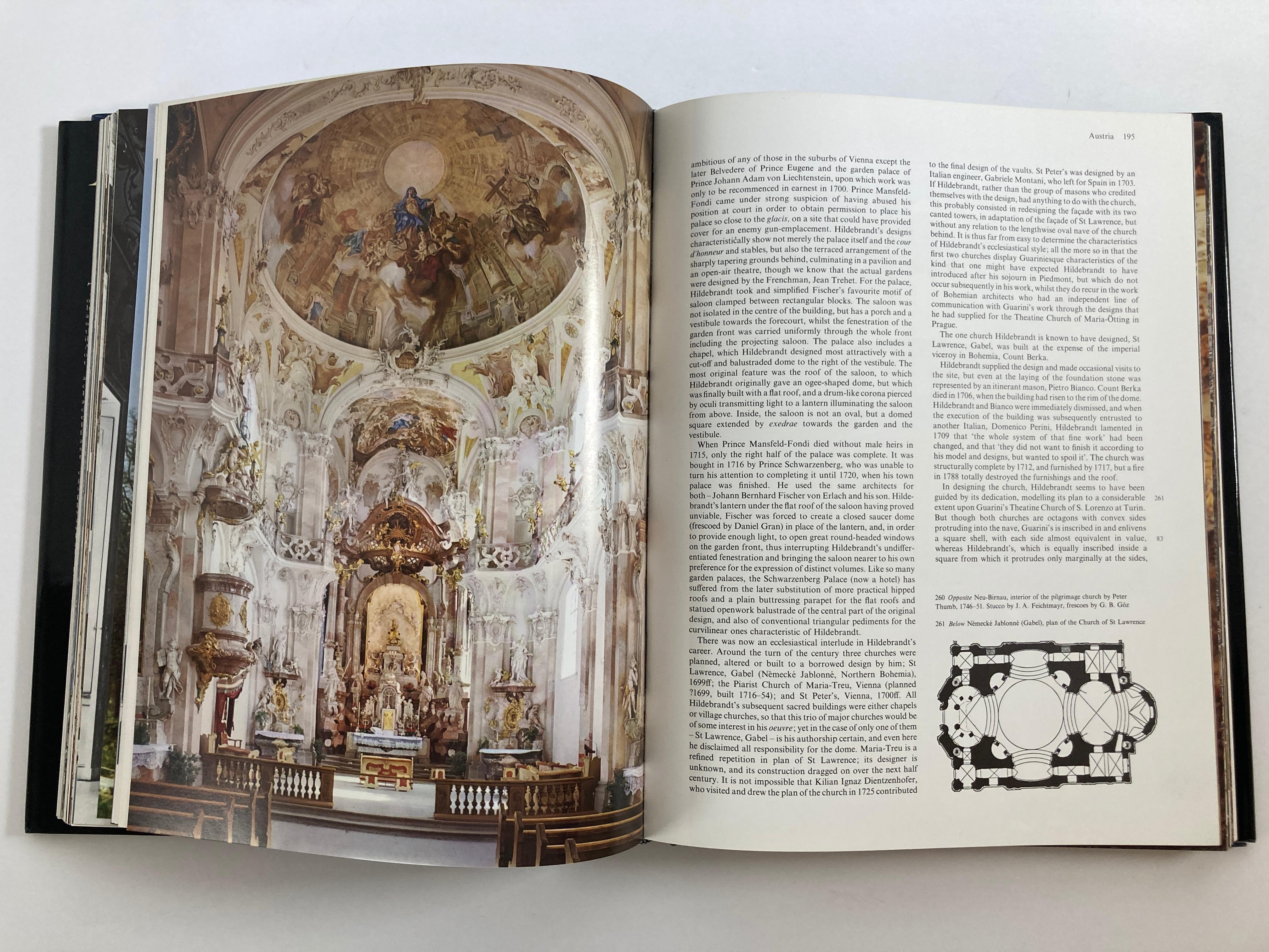 Paper Baroque and Rococo Architecture and Decoration Great Large Heavy Art Table Book For Sale