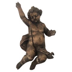 Baroque Angel - Sculpture in Wood