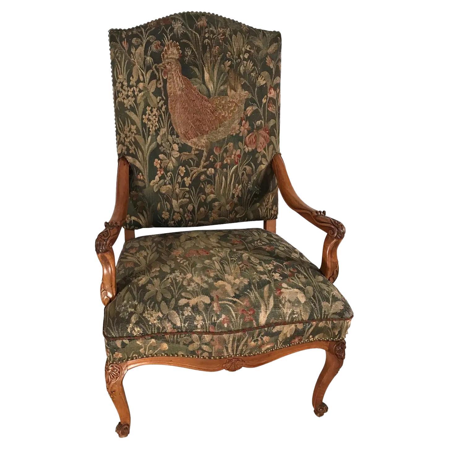 Baroque Armchair, Germany 19th century, Finely carved Walnut