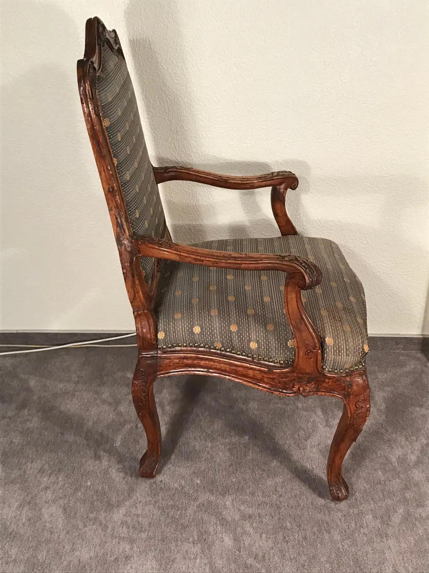 Baroque Armchair, South Germany 1750 For Sale 1