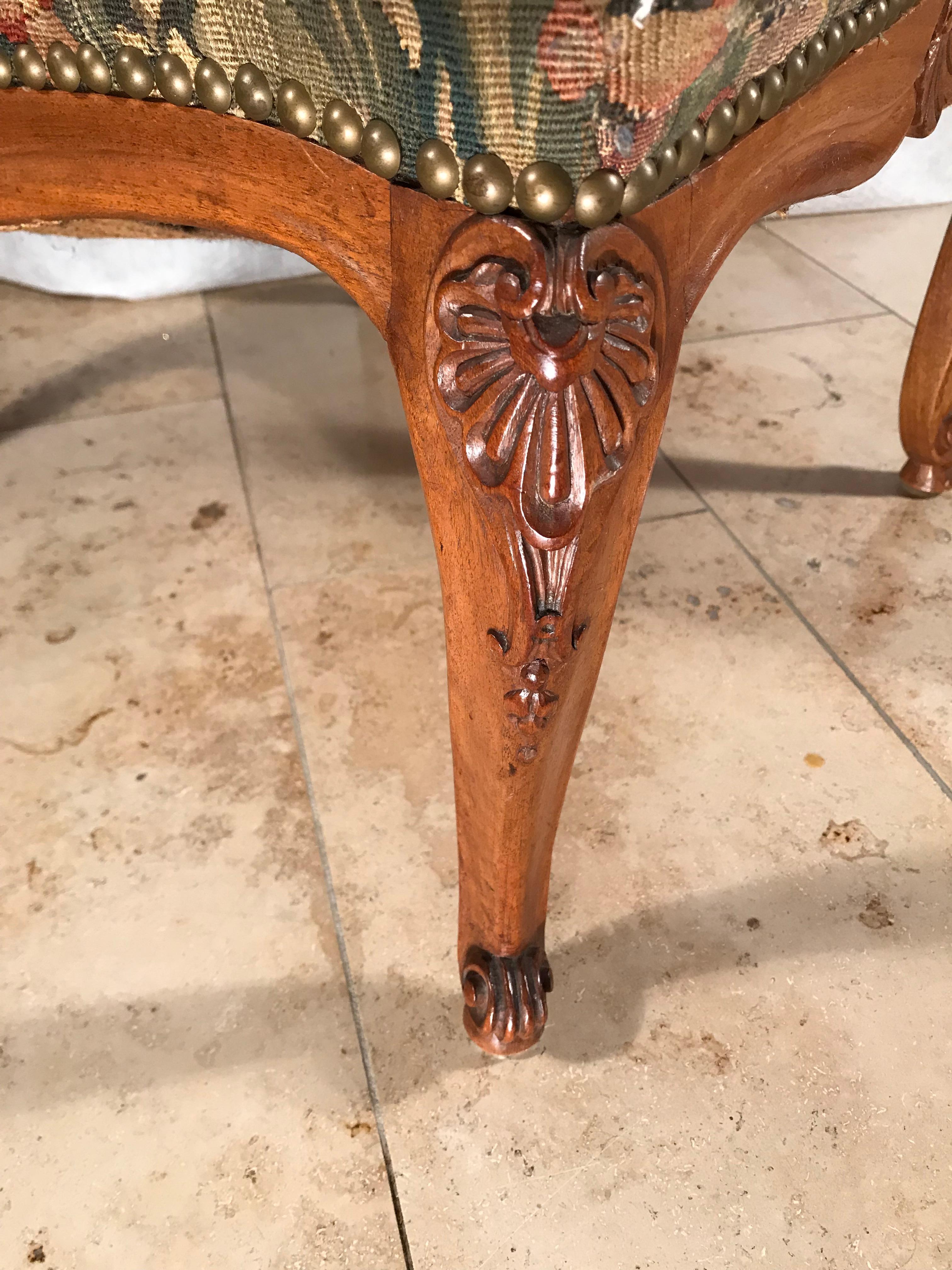 Baroque Armchair, South Germany, 19th Century In Good Condition In Belmont, MA