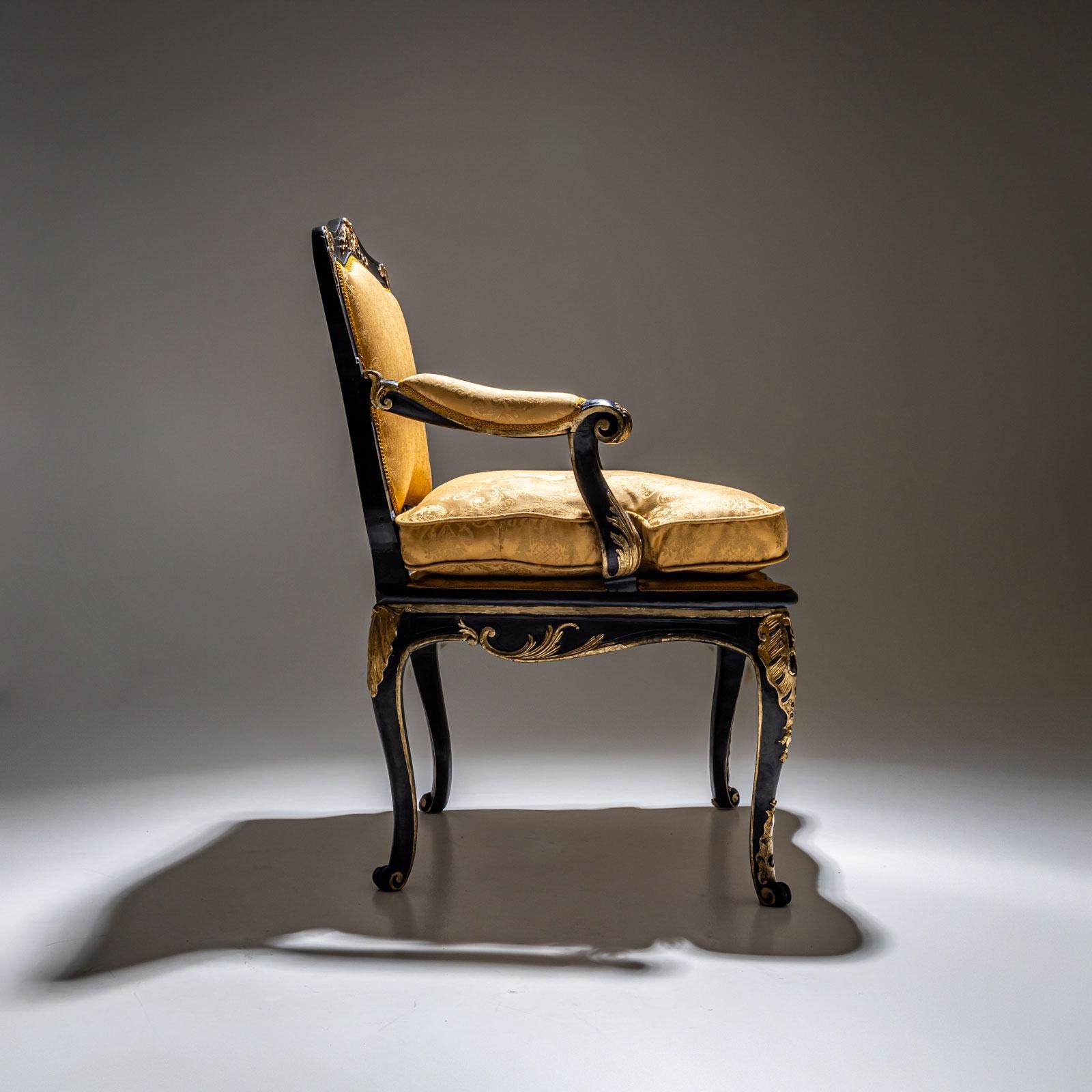 Sillones barrocos, mediados del siglo XVIII en venta 6