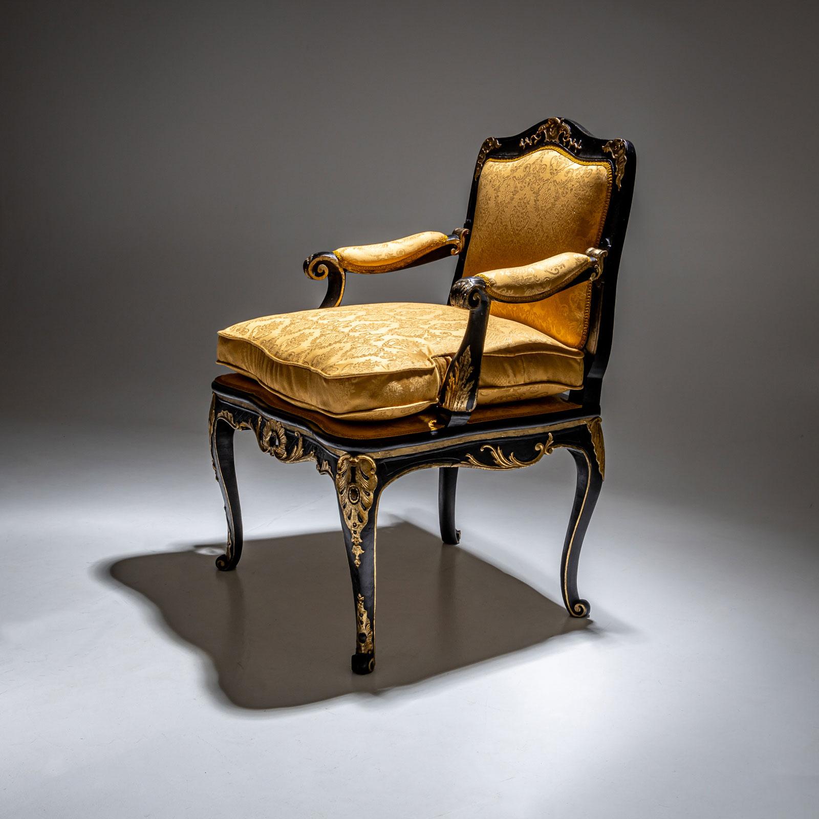 Sillones barrocos, mediados del siglo XVIII en venta 7