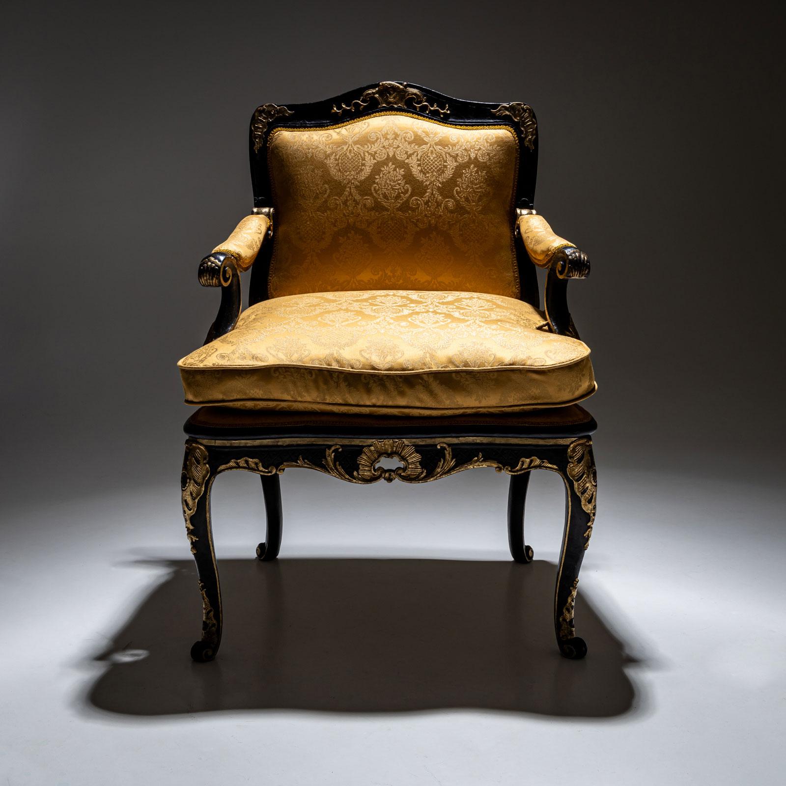 Sillones barrocos, mediados del siglo XVIII en venta 9