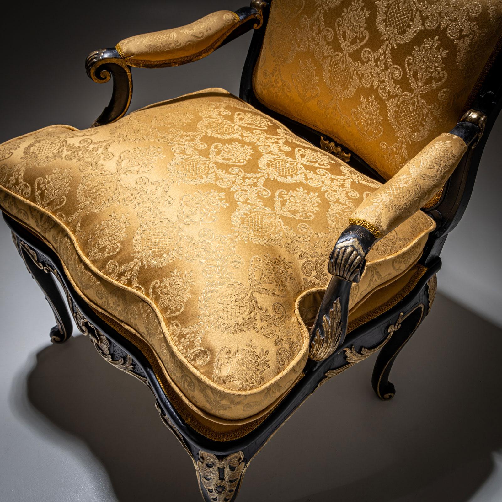 Sillones barrocos, mediados del siglo XVIII en venta 10