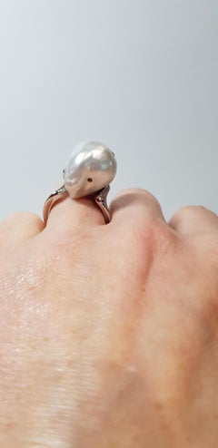 Baroque Australian South Sea Pearl Dress Ring