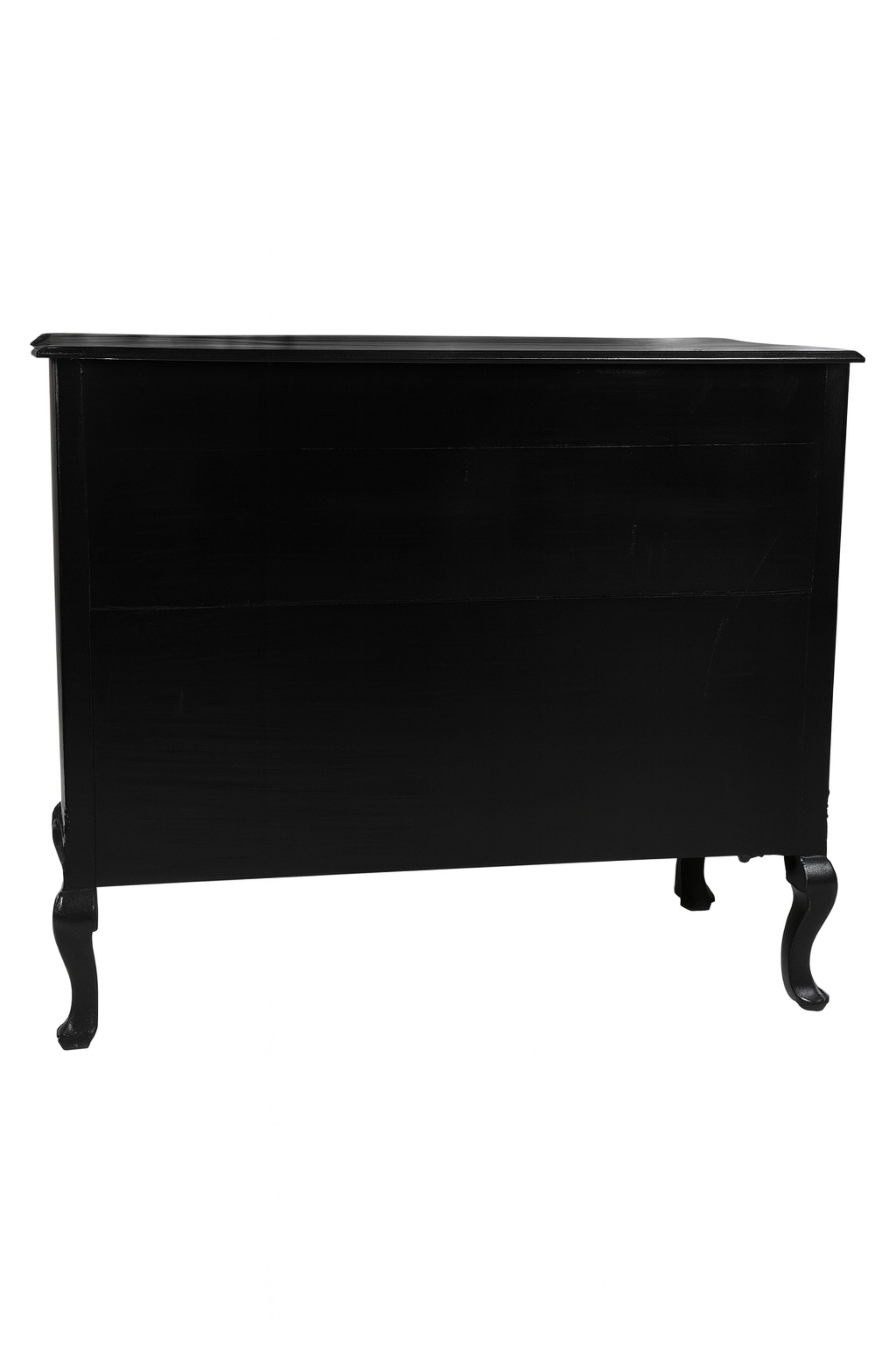 Cassettiera barocca in lacca nera, XIX secolo in vendita 2