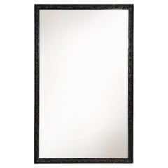 Grand miroir de cheminée en chêne noir baroque, France vers 1850 1850