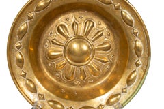 Baroque Brass Alms Plate
