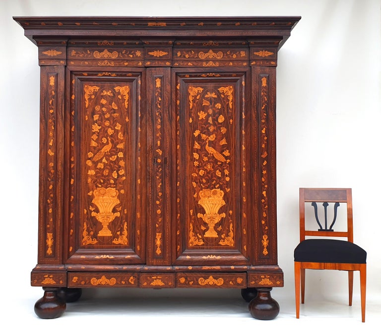 Baroque Amsterdam, Netherlands, 1730s. Walnut on Oak at 1stDibs