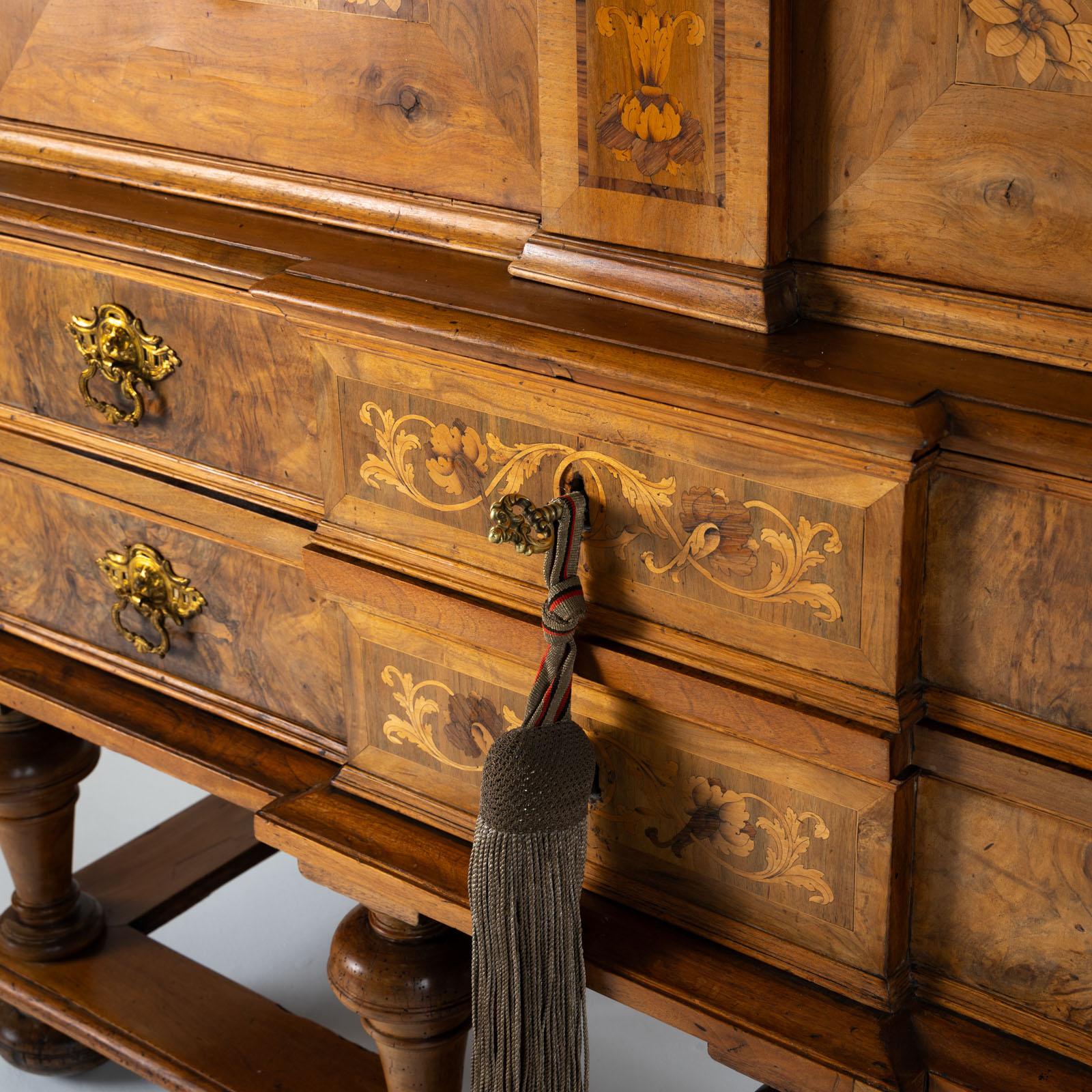 Bronze Baroque Cabinet, Brunswick, Germany, 18th Century