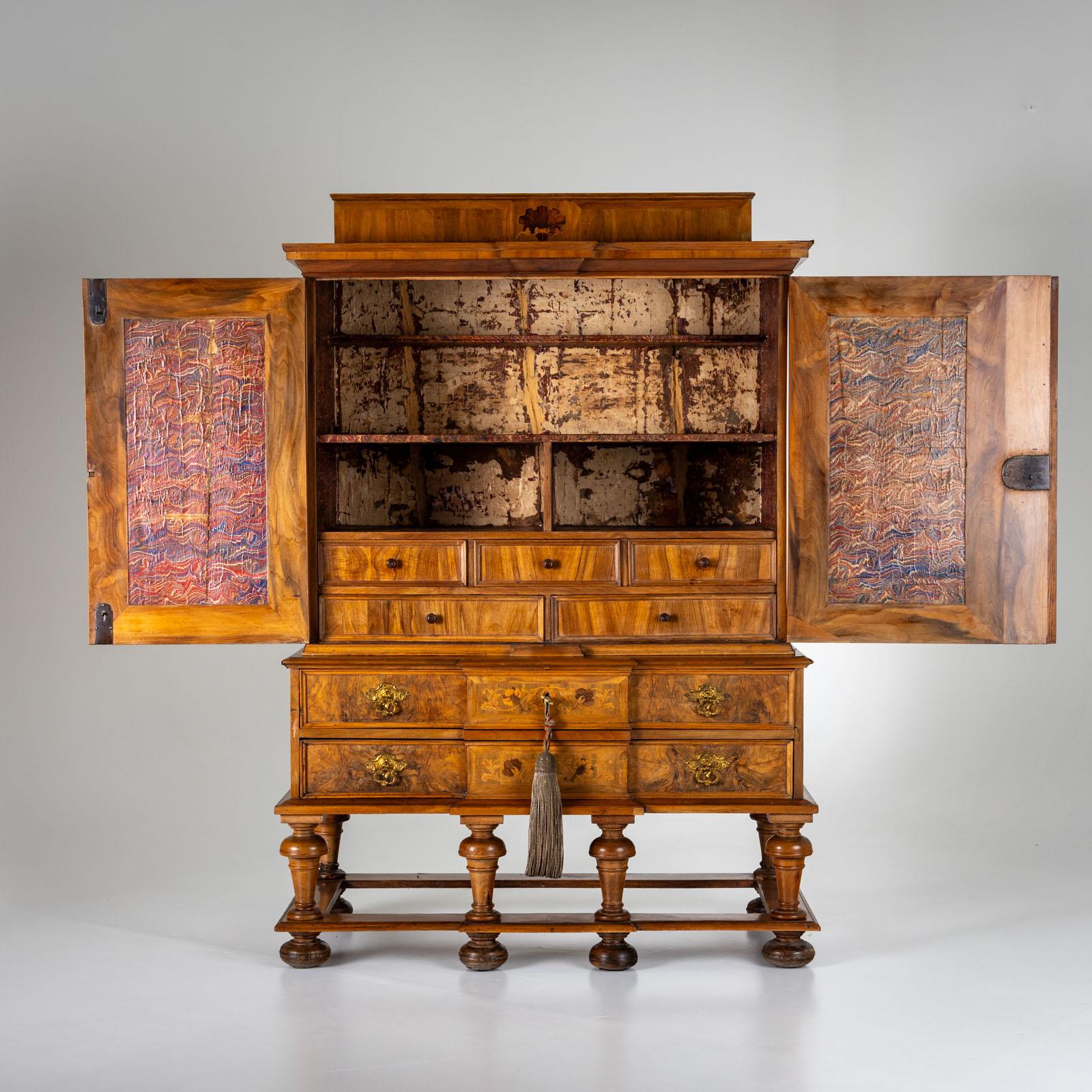 Baroque Cabinet, Brunswick, Germany, 18th Century 1