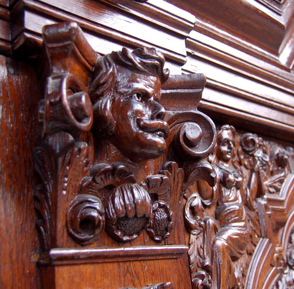 Baroque Cabinet from Gdansk, 1890s 4