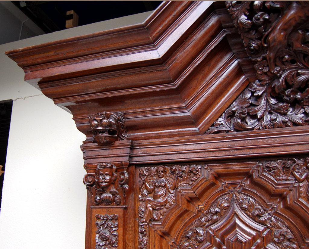 Baroque Cabinet from Gdansk, 1890s In Good Condition In Kiel, Schleswig-Holstein