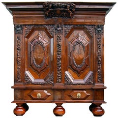 Barockschrank aus Hamburg, „Schapp'', 1700er Jahre