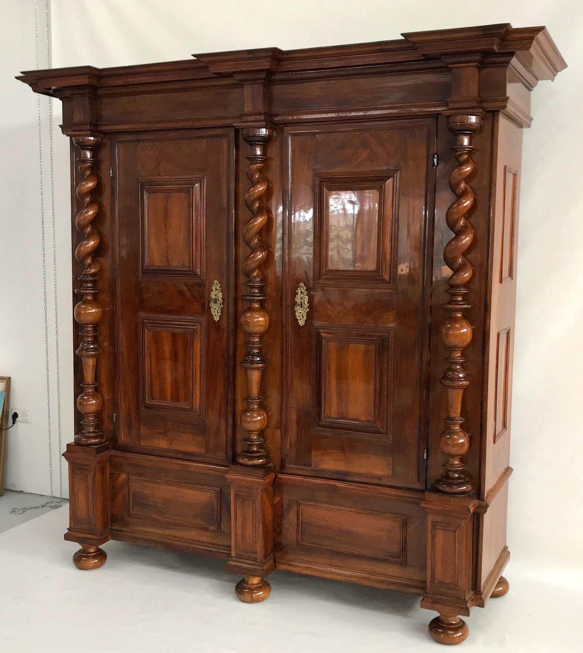 German Baroque Cabinet From Ulm, Baden-Württemberg, 1720s