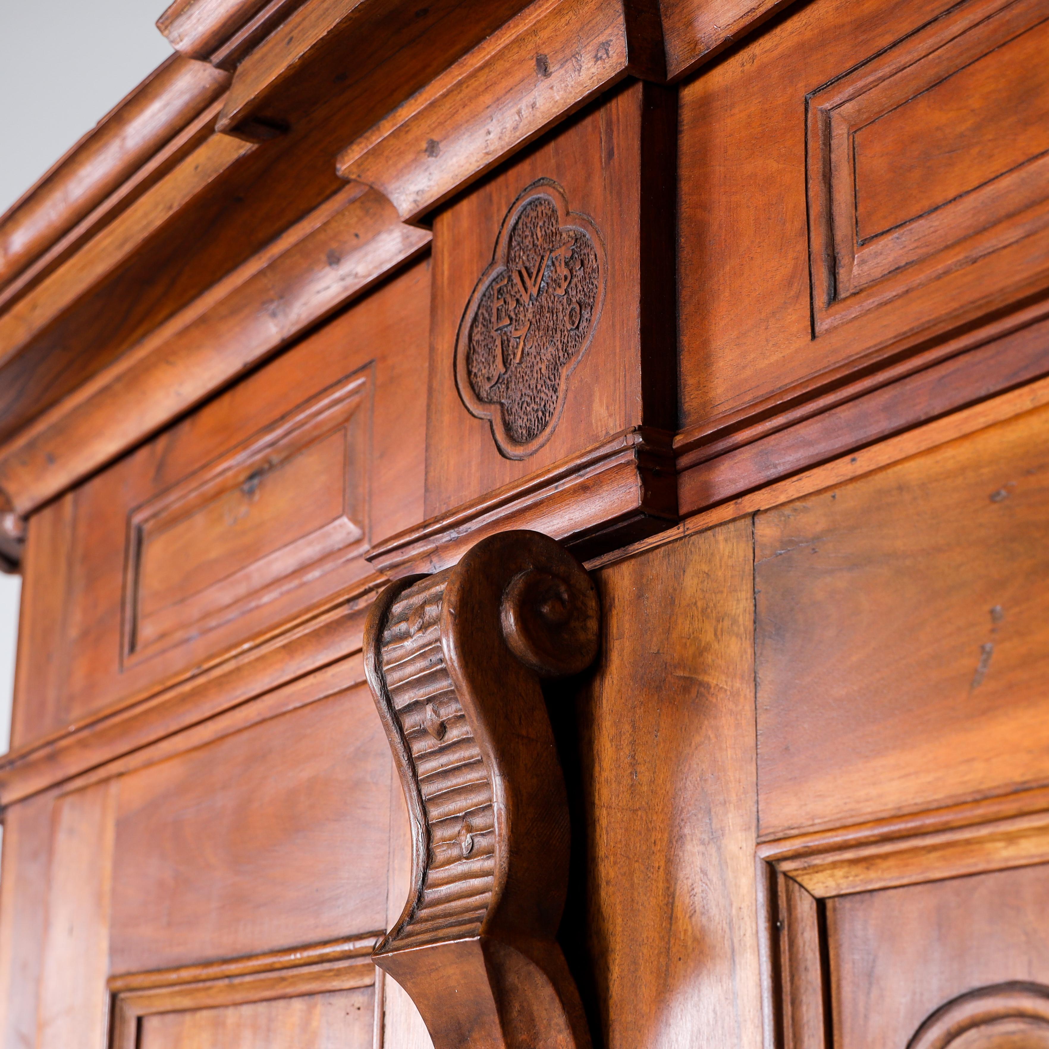 Fer Cabinet baroque, milieu du 18e siècle en vente