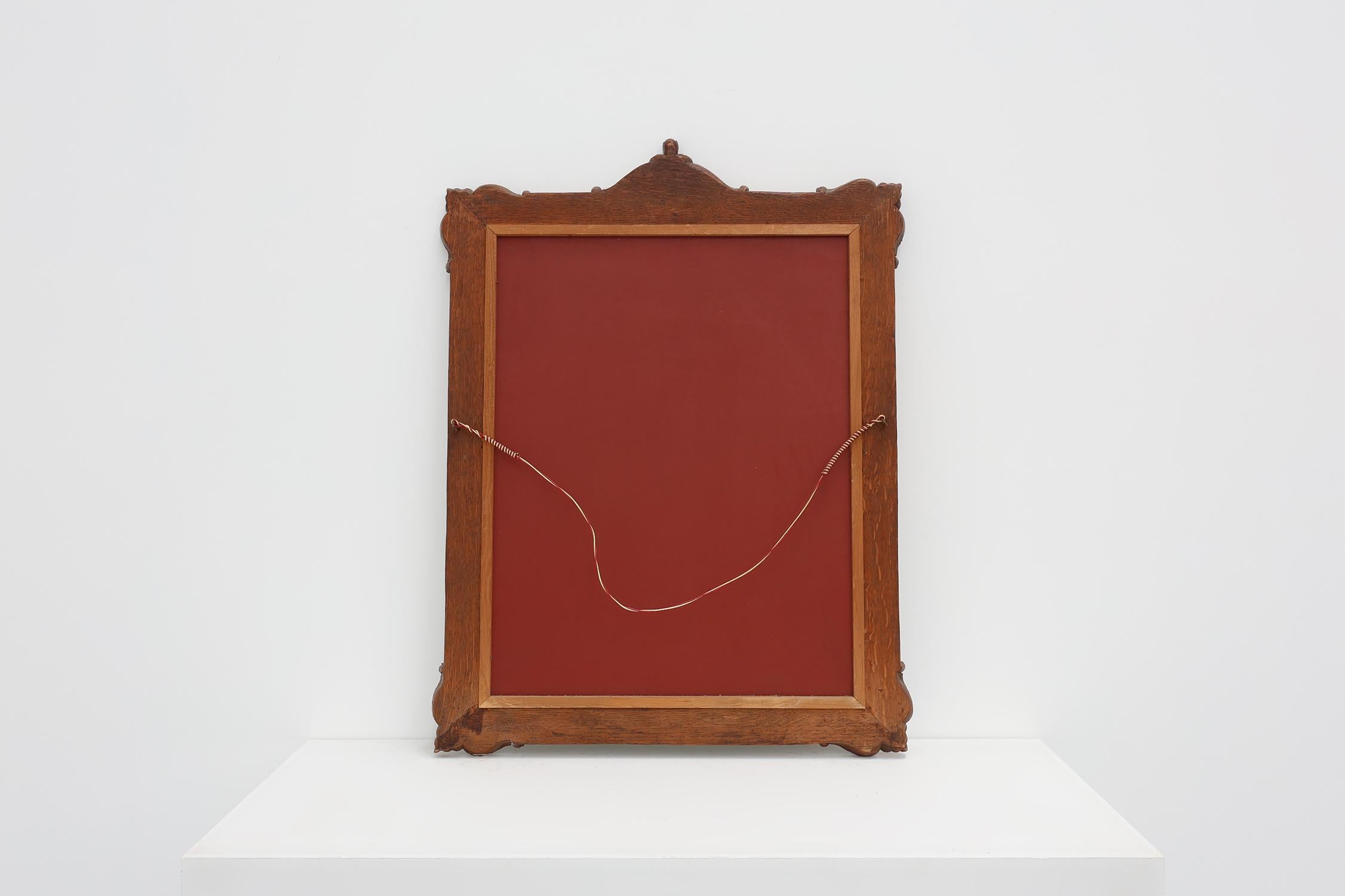 Barocker, geschnitzter, abgeschrägter Holzspiegel im Louis-XV-Stil, Frankreich um 1900 im Angebot 5