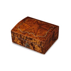 Baroque Casket, around 1760, birch burl and walnut
