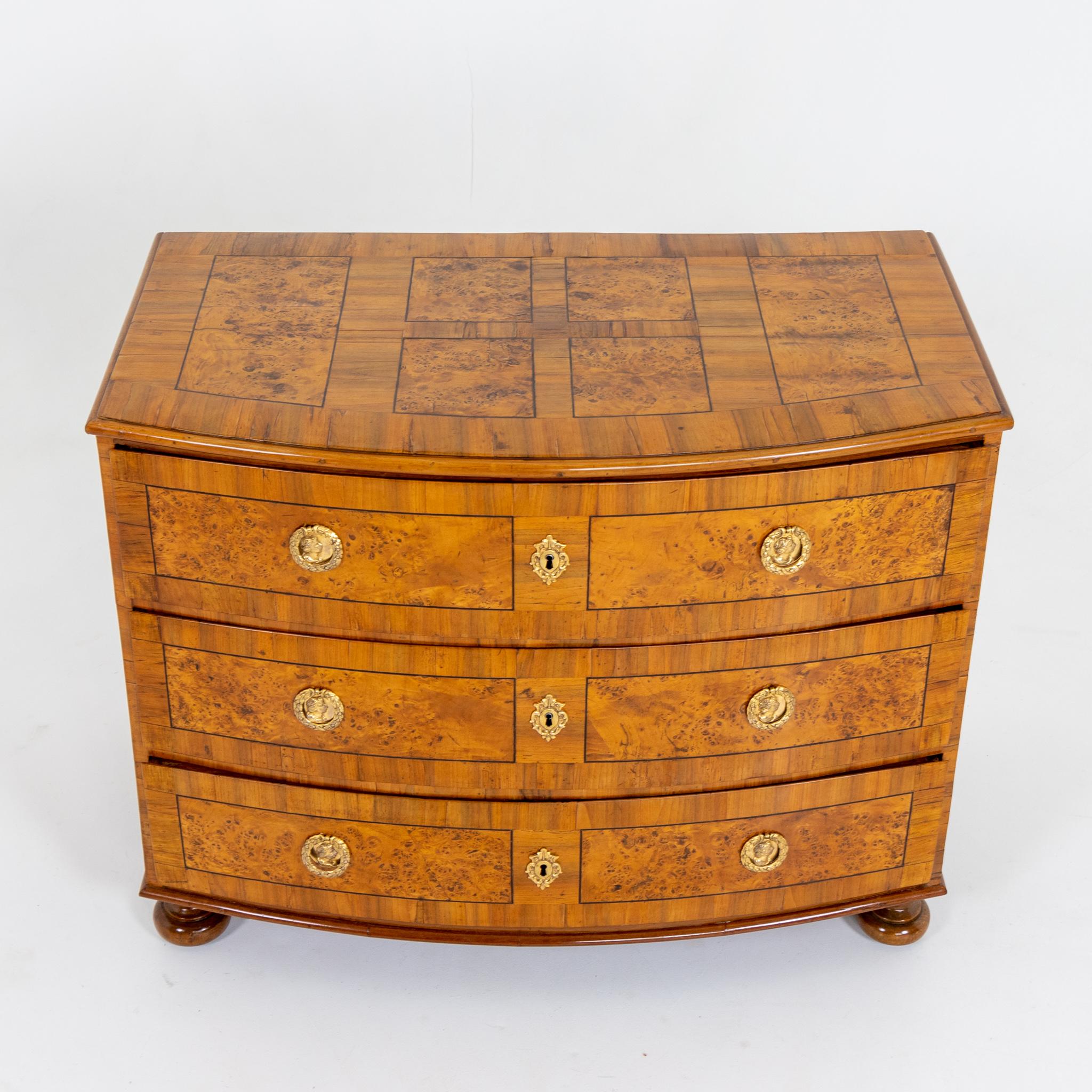 18th Century and Earlier Baroque Chest of Drawers, Central Germany, 18th Century For Sale