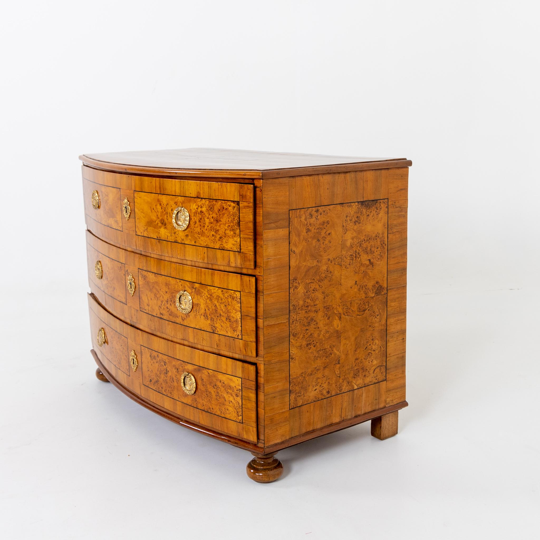 Wood Baroque Chest of Drawers, Central Germany, 18th Century For Sale