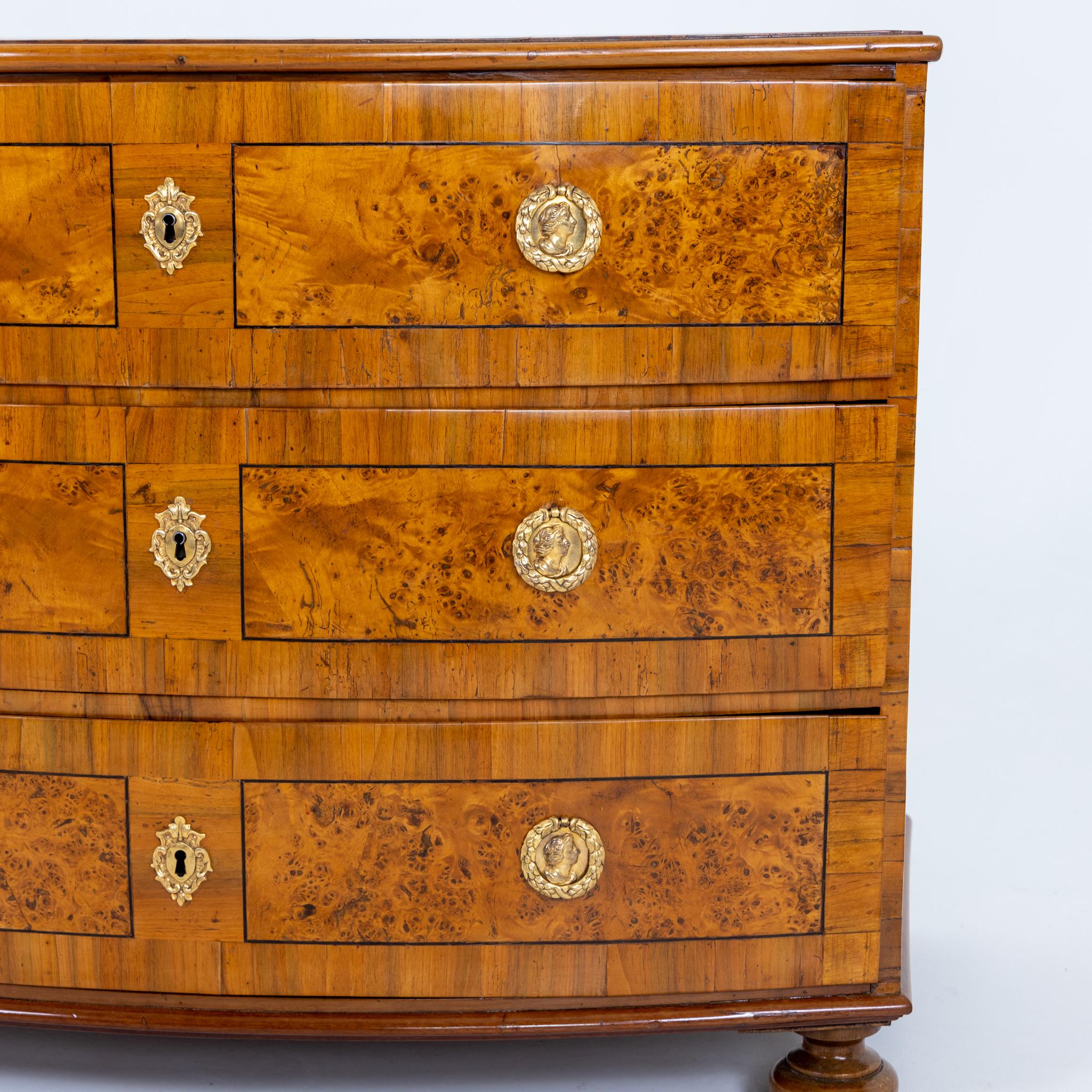 Baroque Chest of Drawers, Central Germany, 18th Century For Sale 2