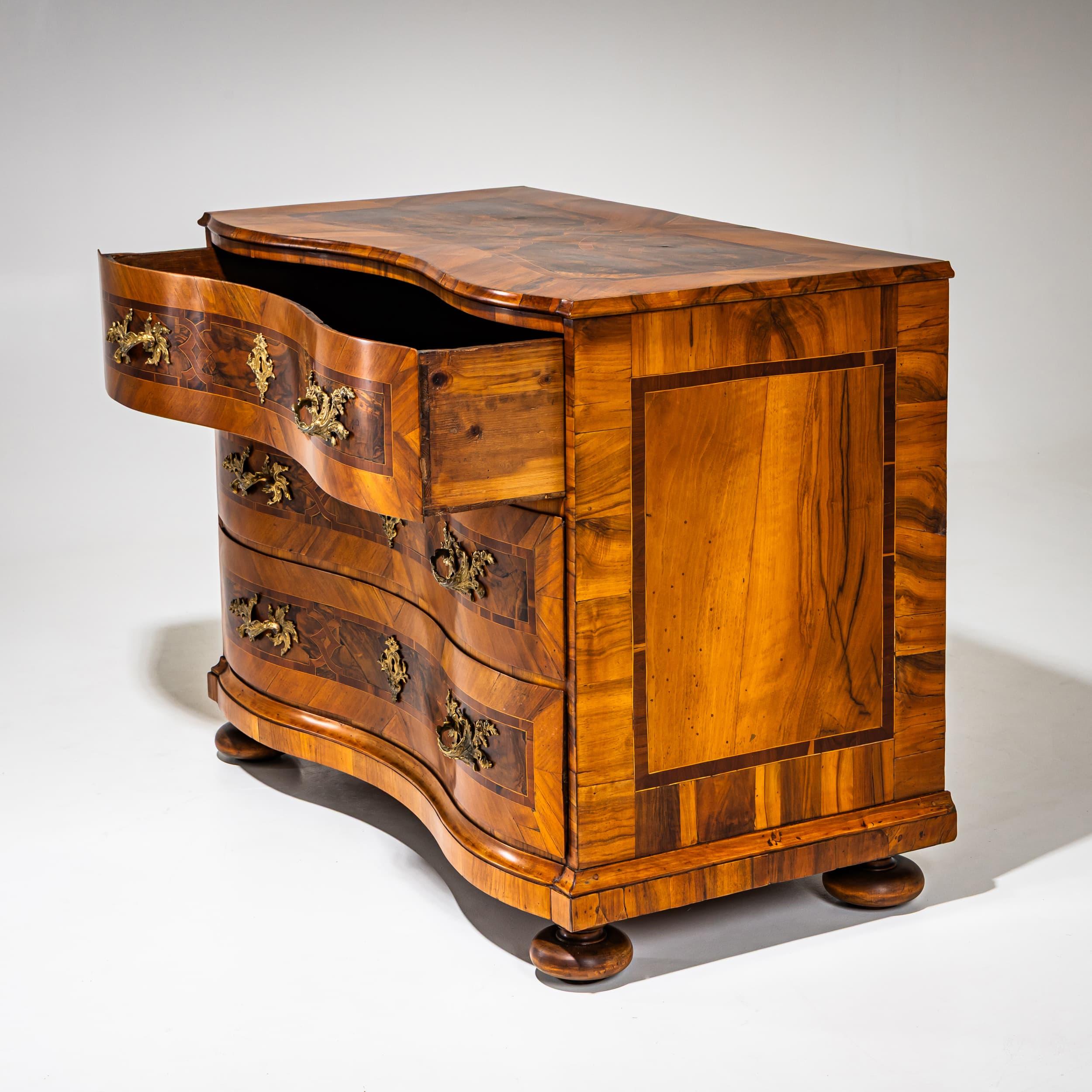 Baroque Chest of Drawers, German, Mid-18th Century For Sale 1