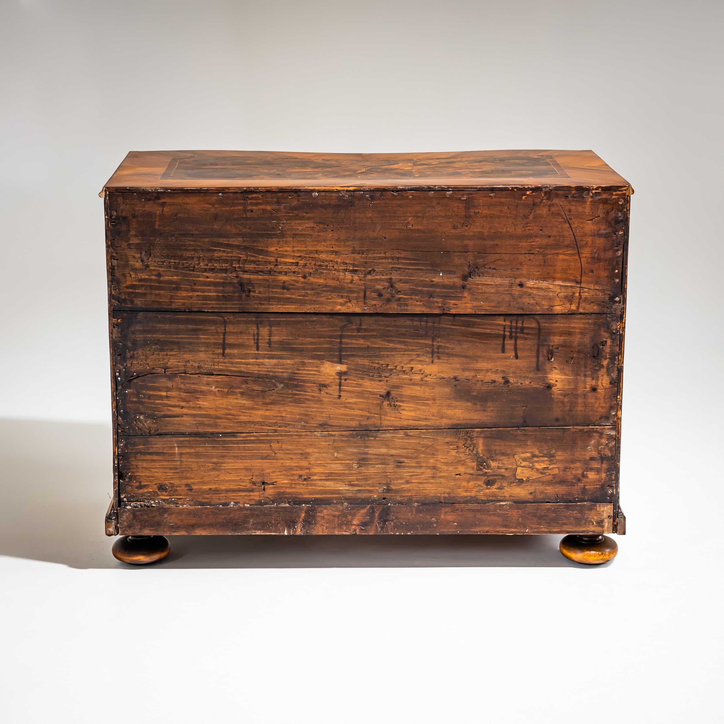 Baroque Chest of Drawers, German, Mid-18th Century For Sale 3