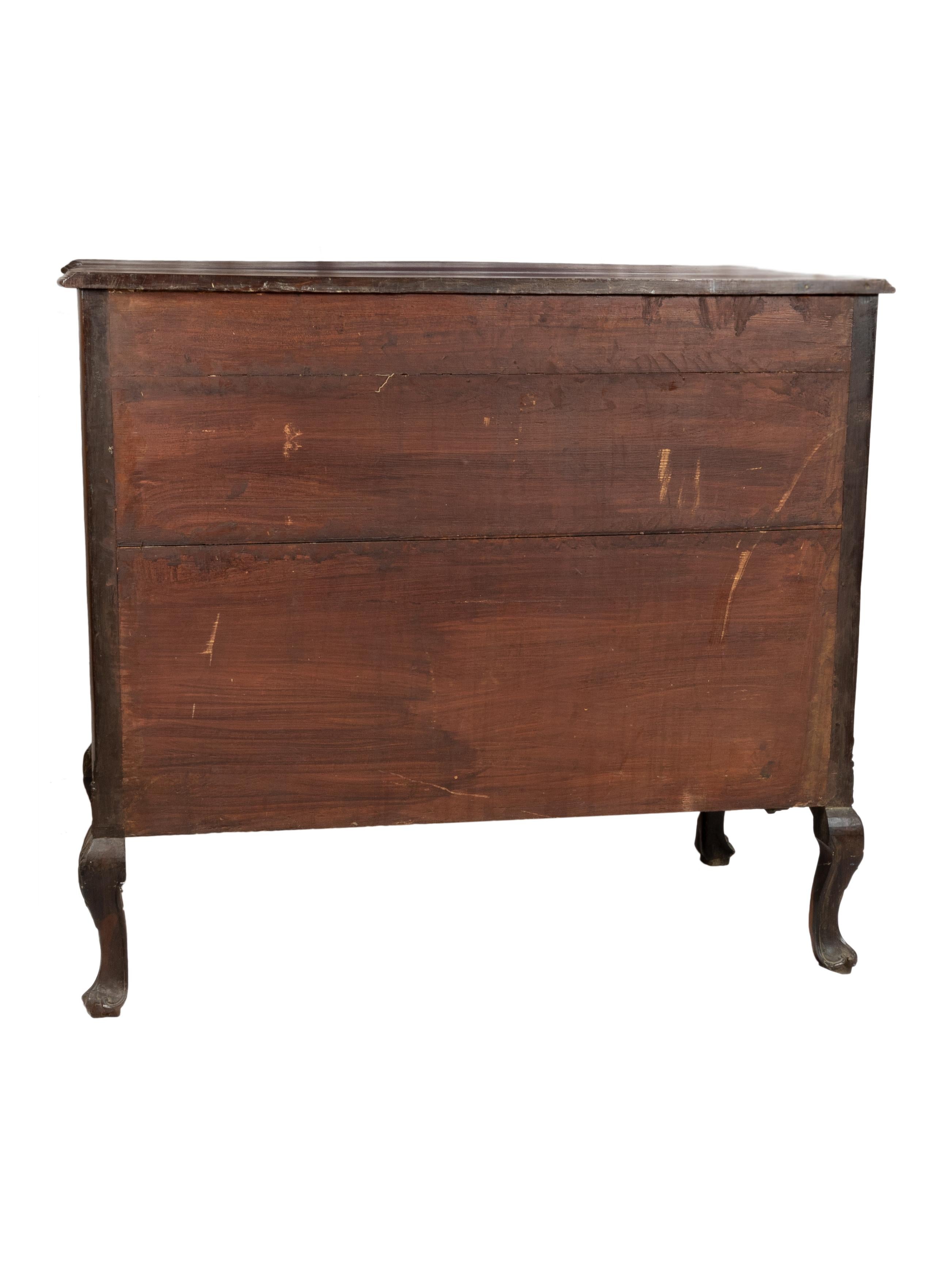 Baroque Chest Of Drawers, Portugal, 18th Century For Sale 9