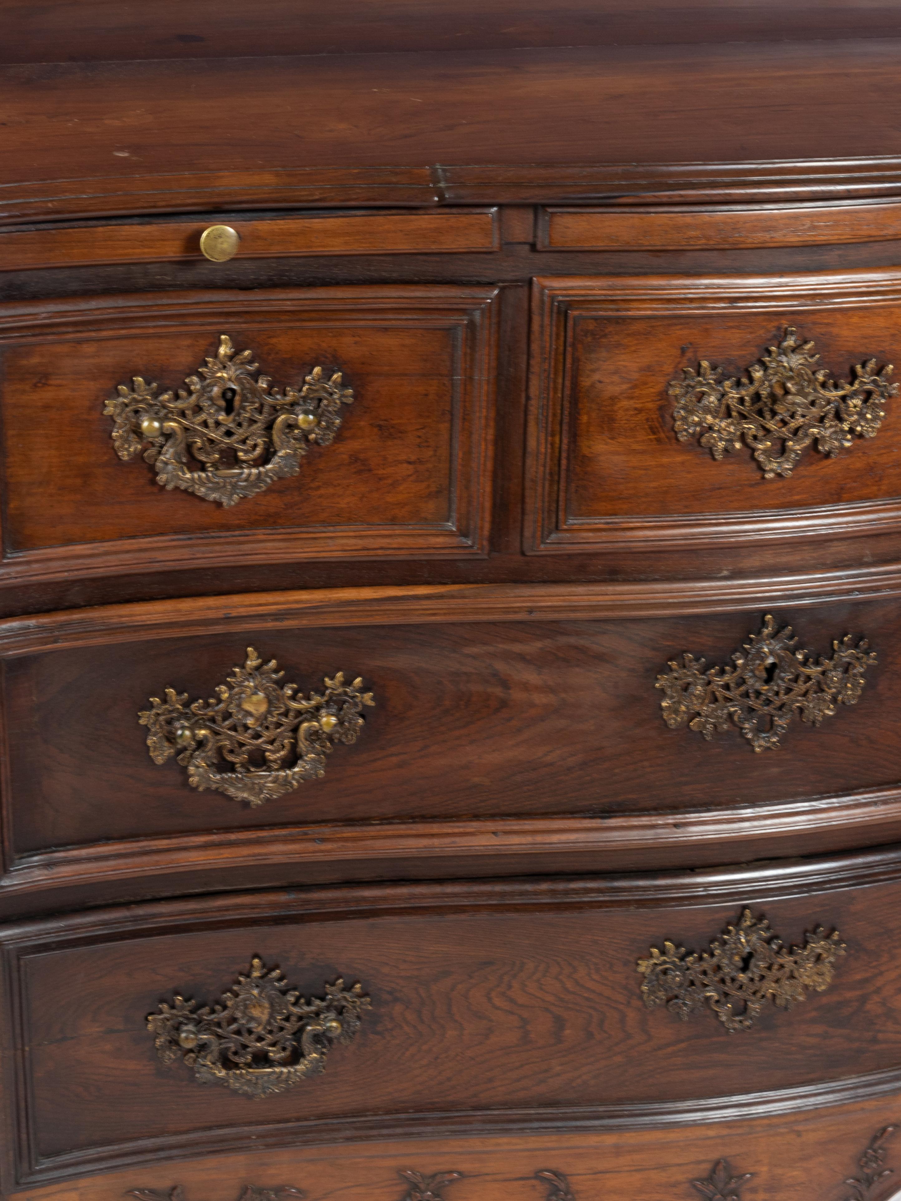 18th Century and Earlier Baroque Chest Of Drawers, Portugal, 18th Century For Sale