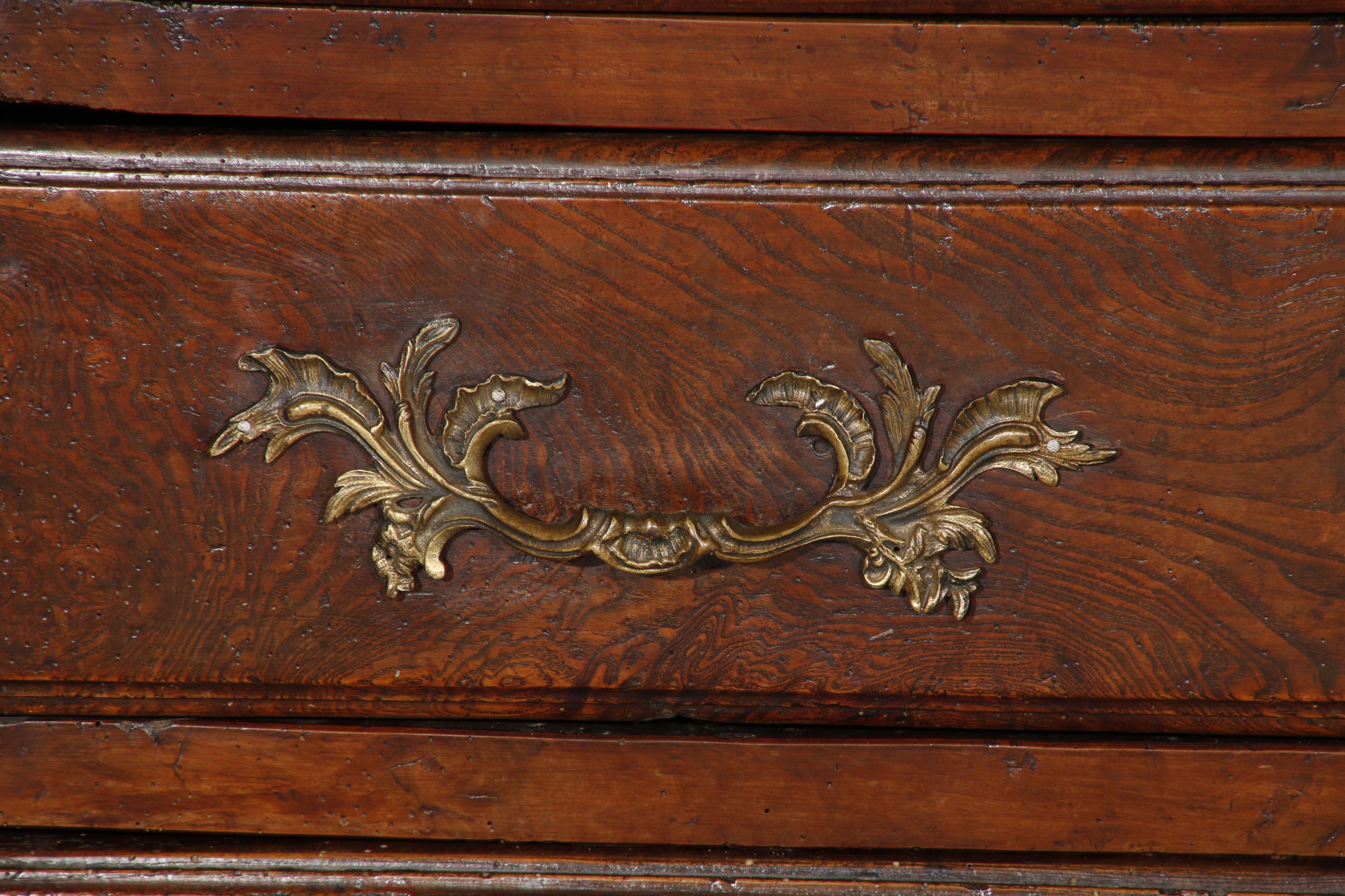 Baroque Chest with Beautiful Patina Walnut Ash, 18th Century 6