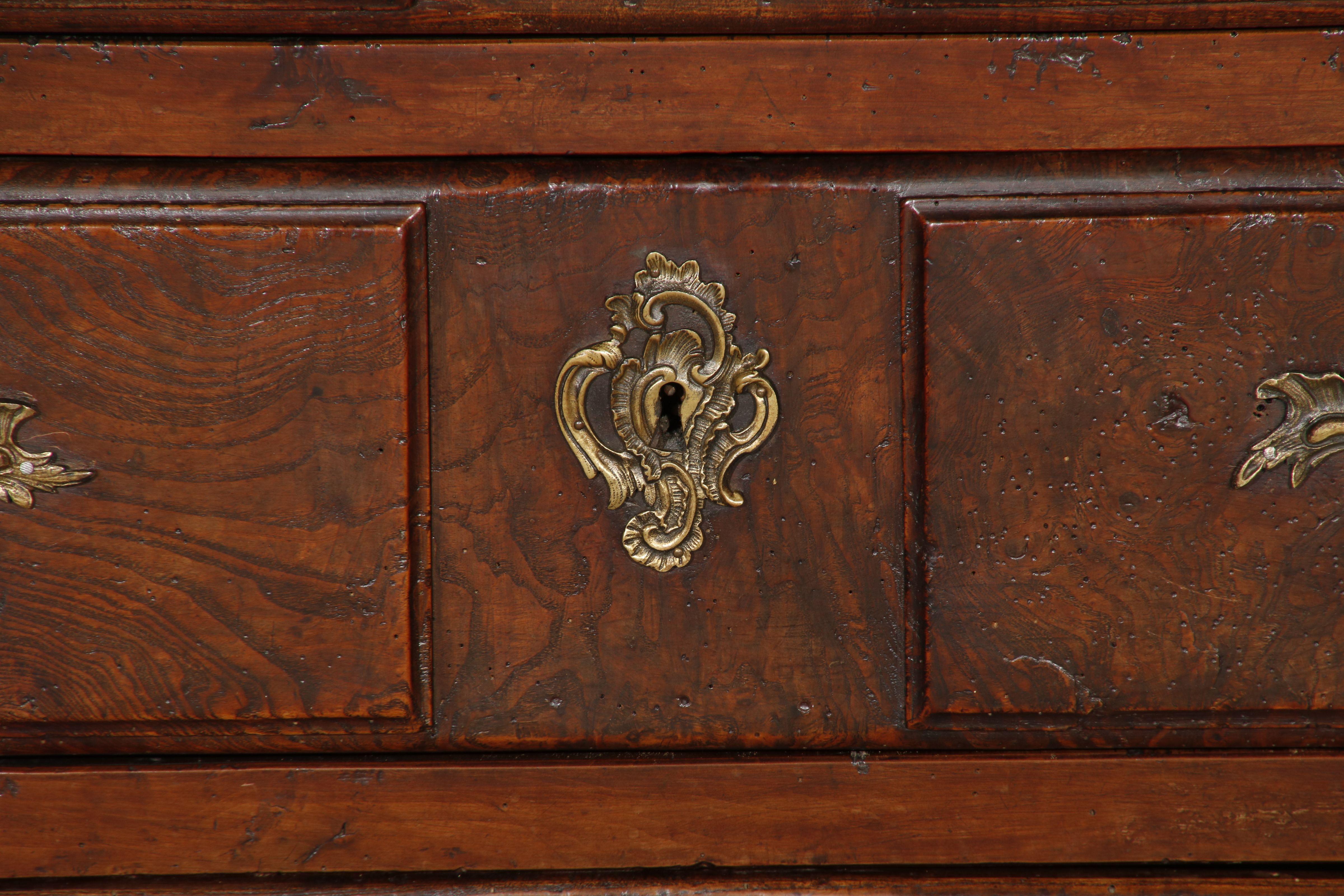 Baroque Chest with Beautiful Patina Walnut Ash, 18th Century 4