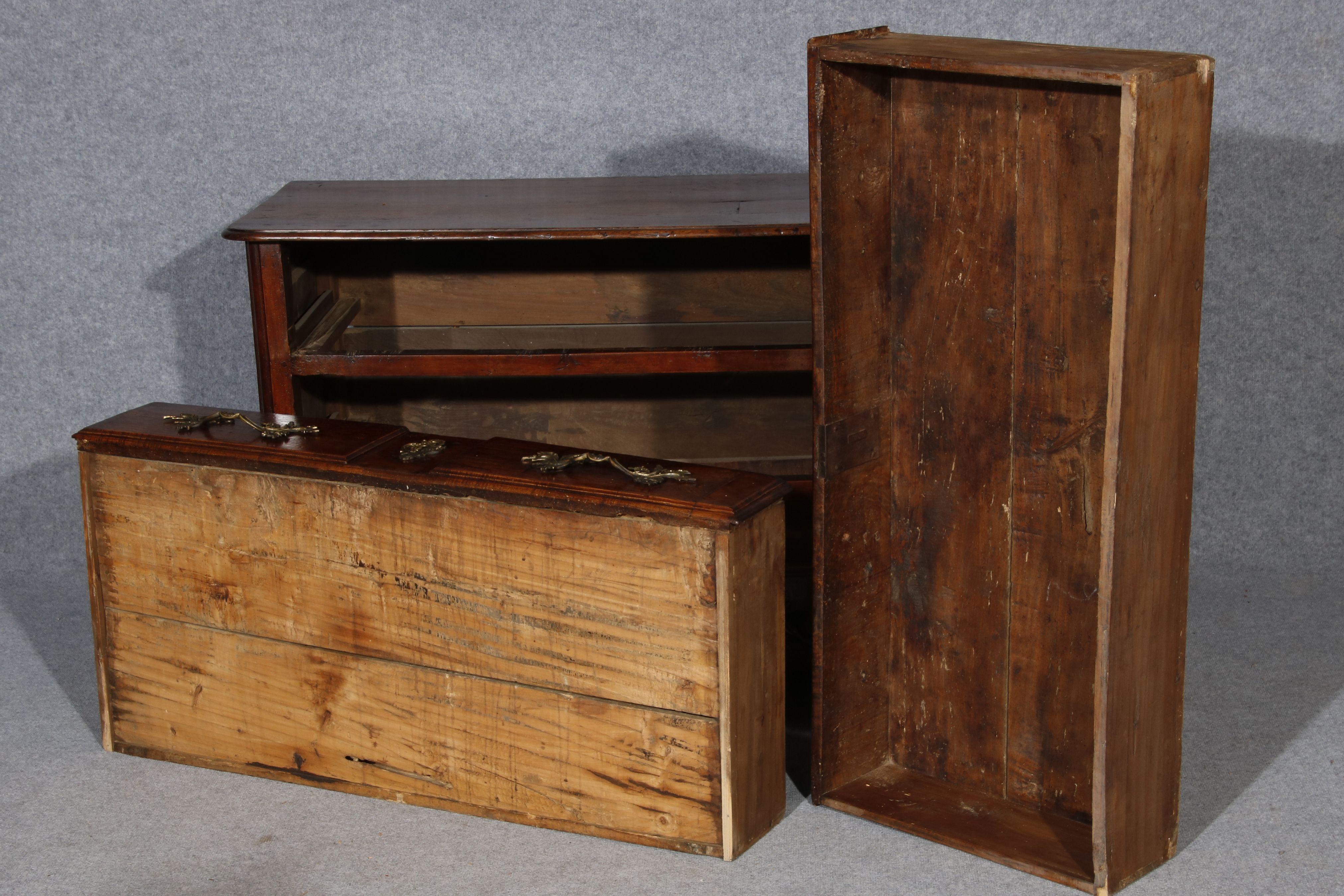 Baroque Chest with Beautiful Patina Walnut Ash, 18th Century 11