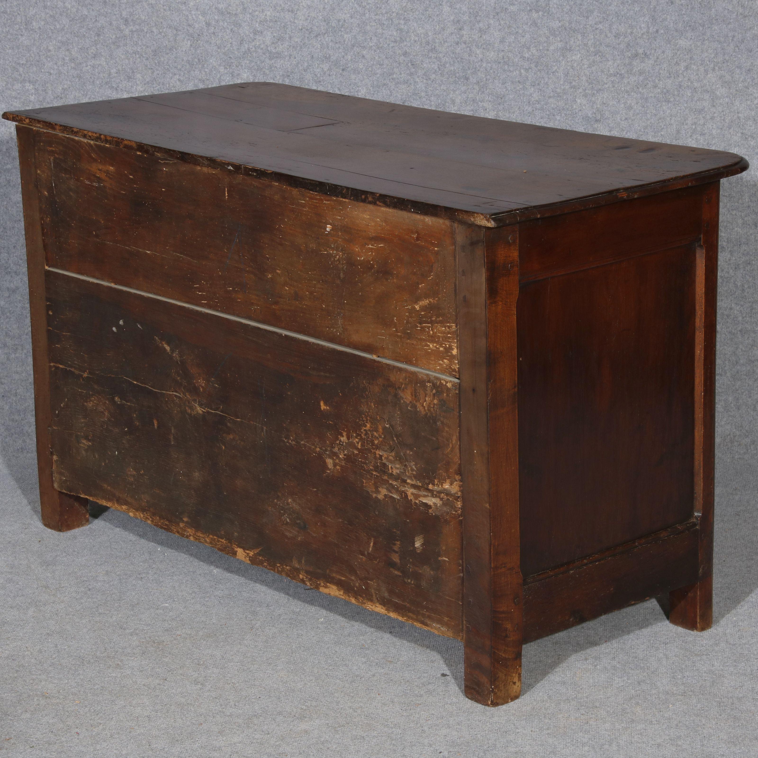 Baroque Chest with Beautiful Patina Walnut Ash, 18th Century 12