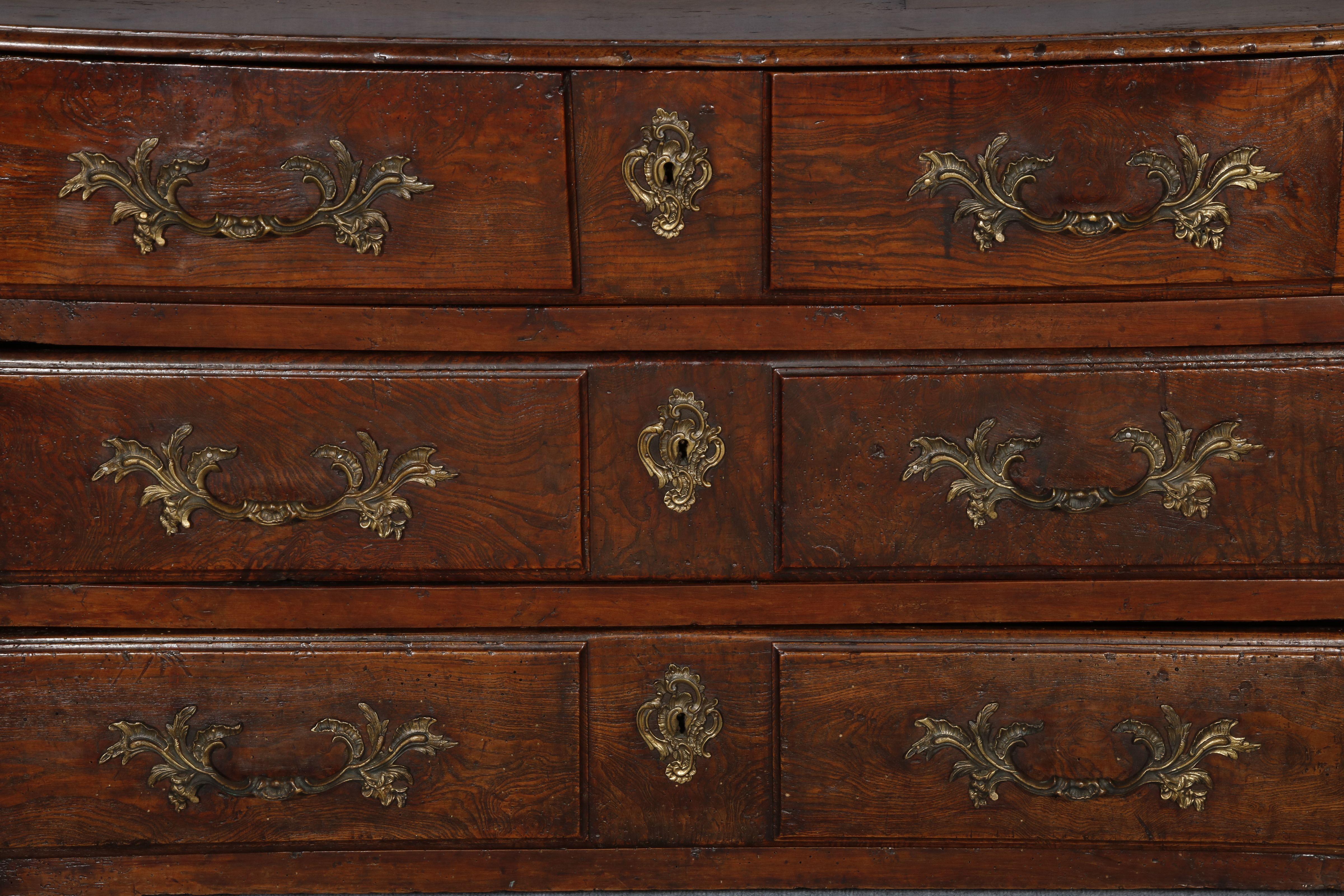 Baroque Chest with Beautiful Patina Walnut Ash, 18th Century 2