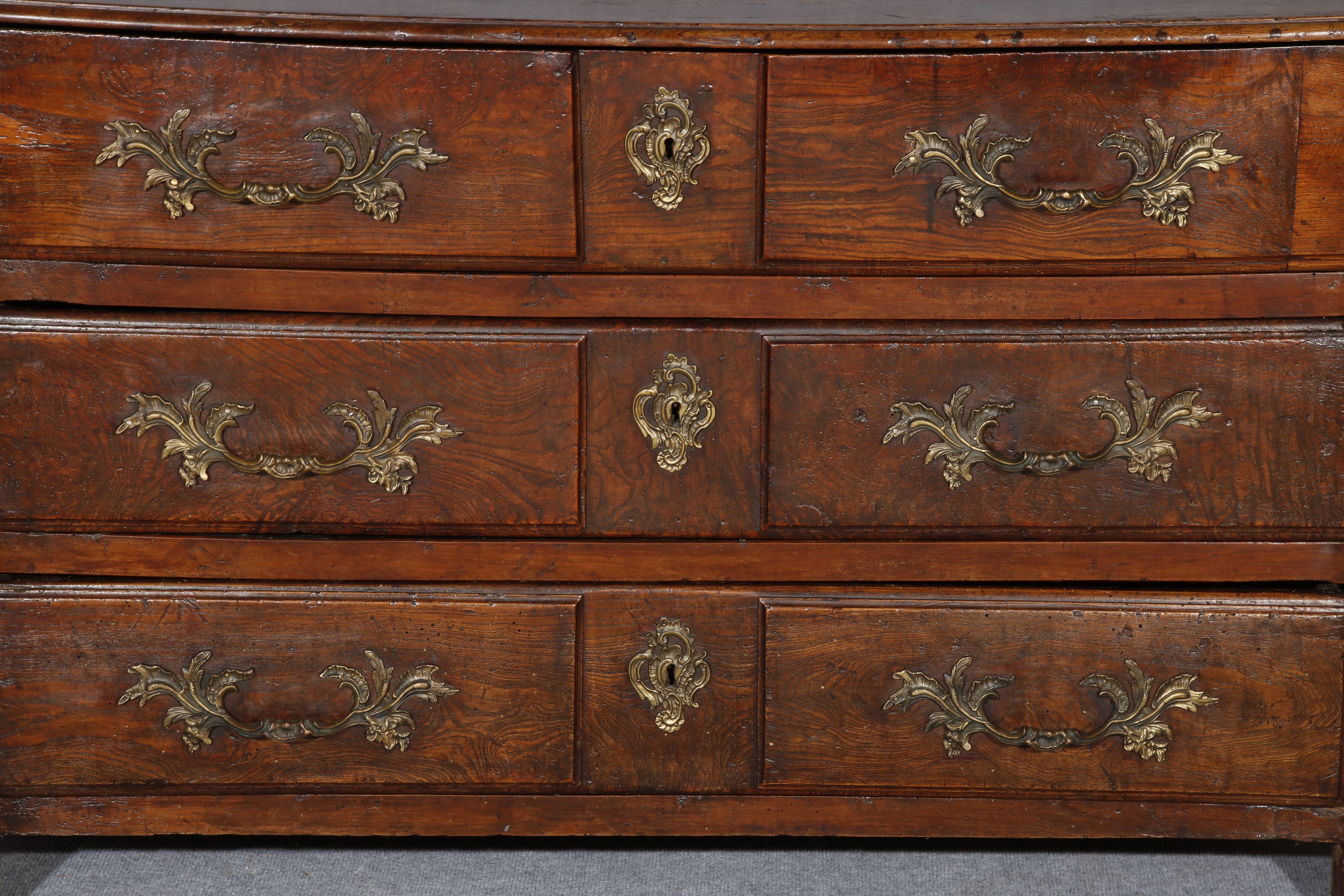 Baroque Chest with Beautiful Patina Walnut Ash, 18th Century 4