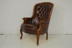 Baroque Chesterfield High Back Wing Chair