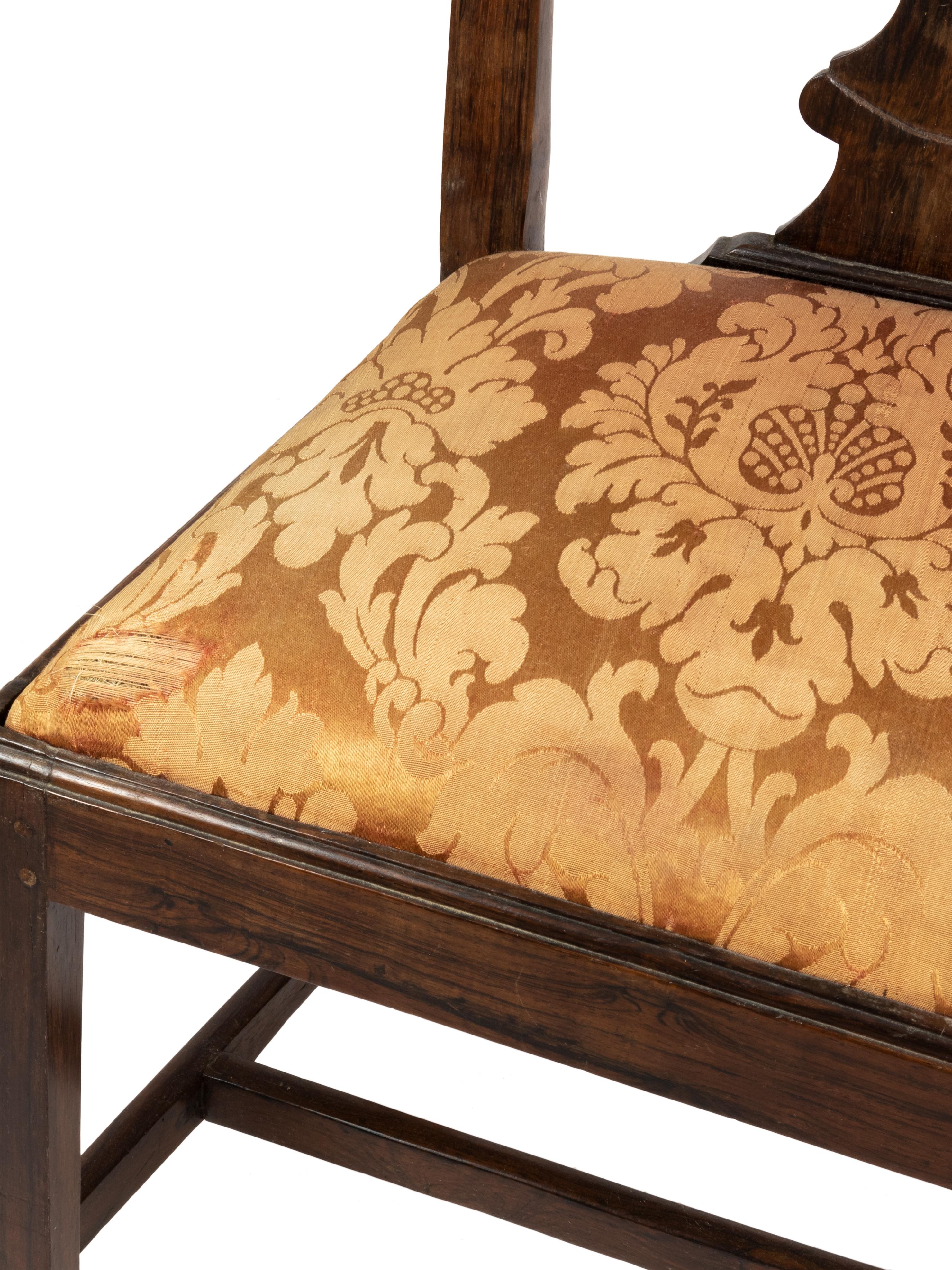 XIXe siècle Chaise baroque de style Chippendale, 19e siècle en vente
