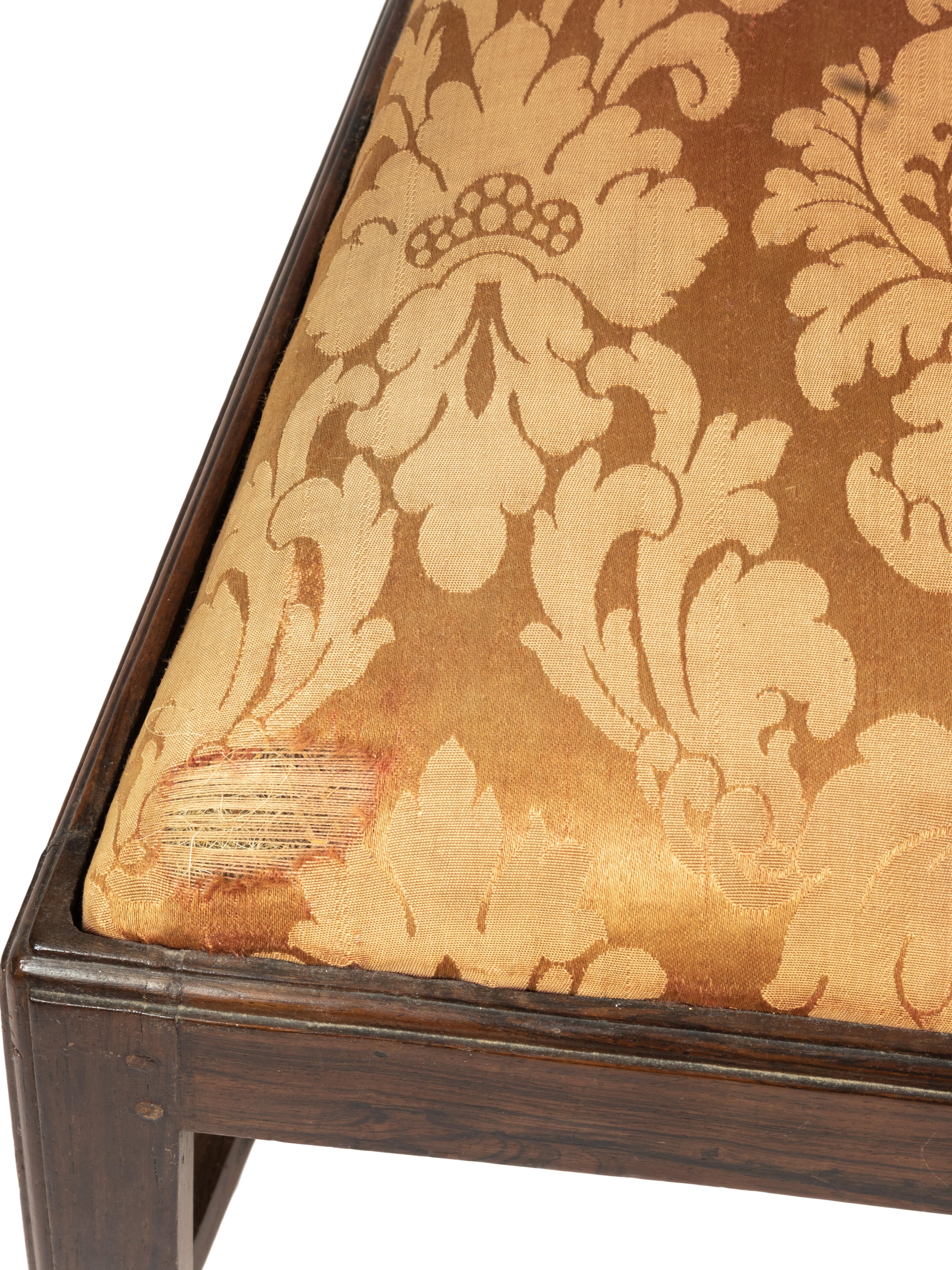 Tissu d'ameublement Chaise baroque de style Chippendale, 19e siècle en vente