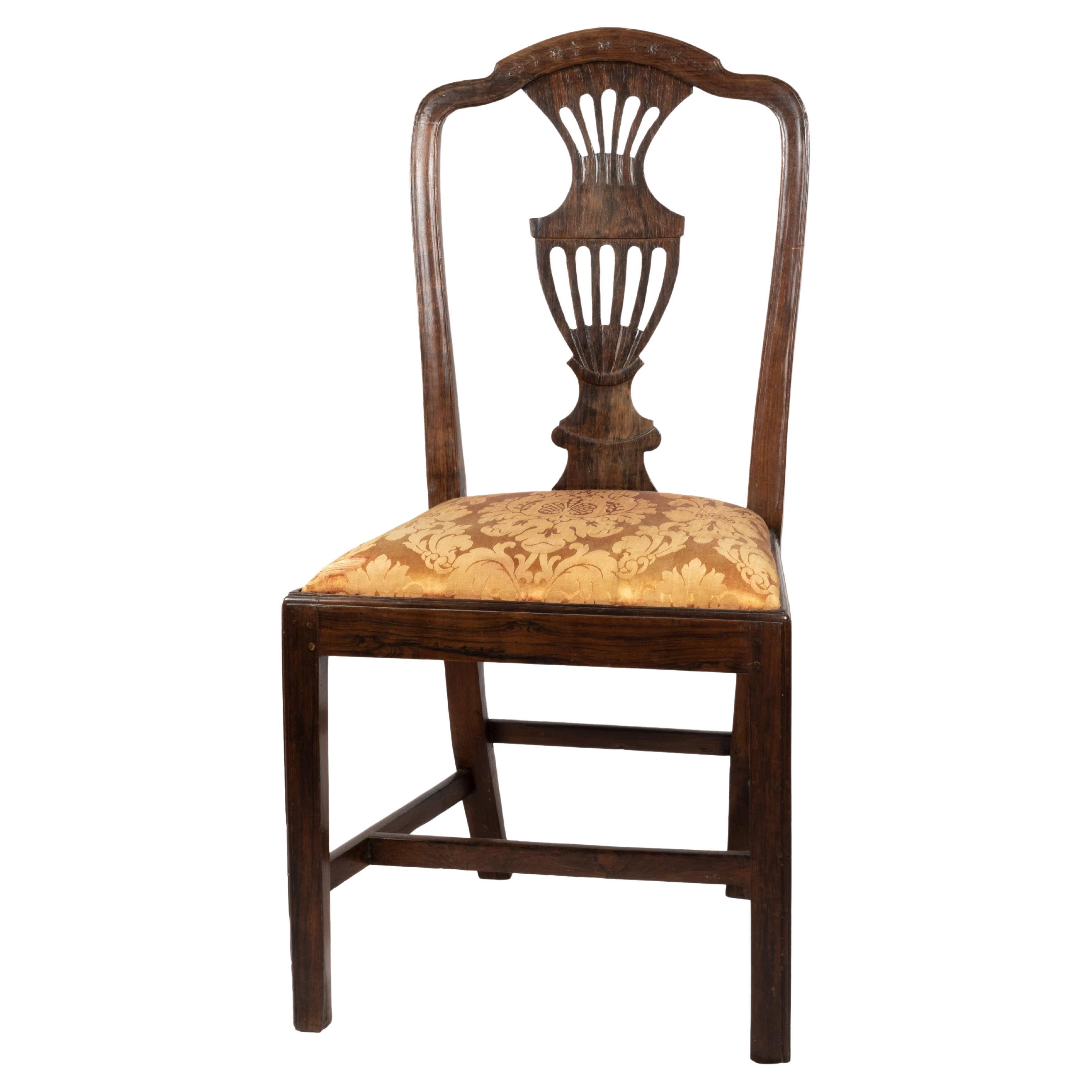 Baroque Chippendale Style Chair, 19th Century