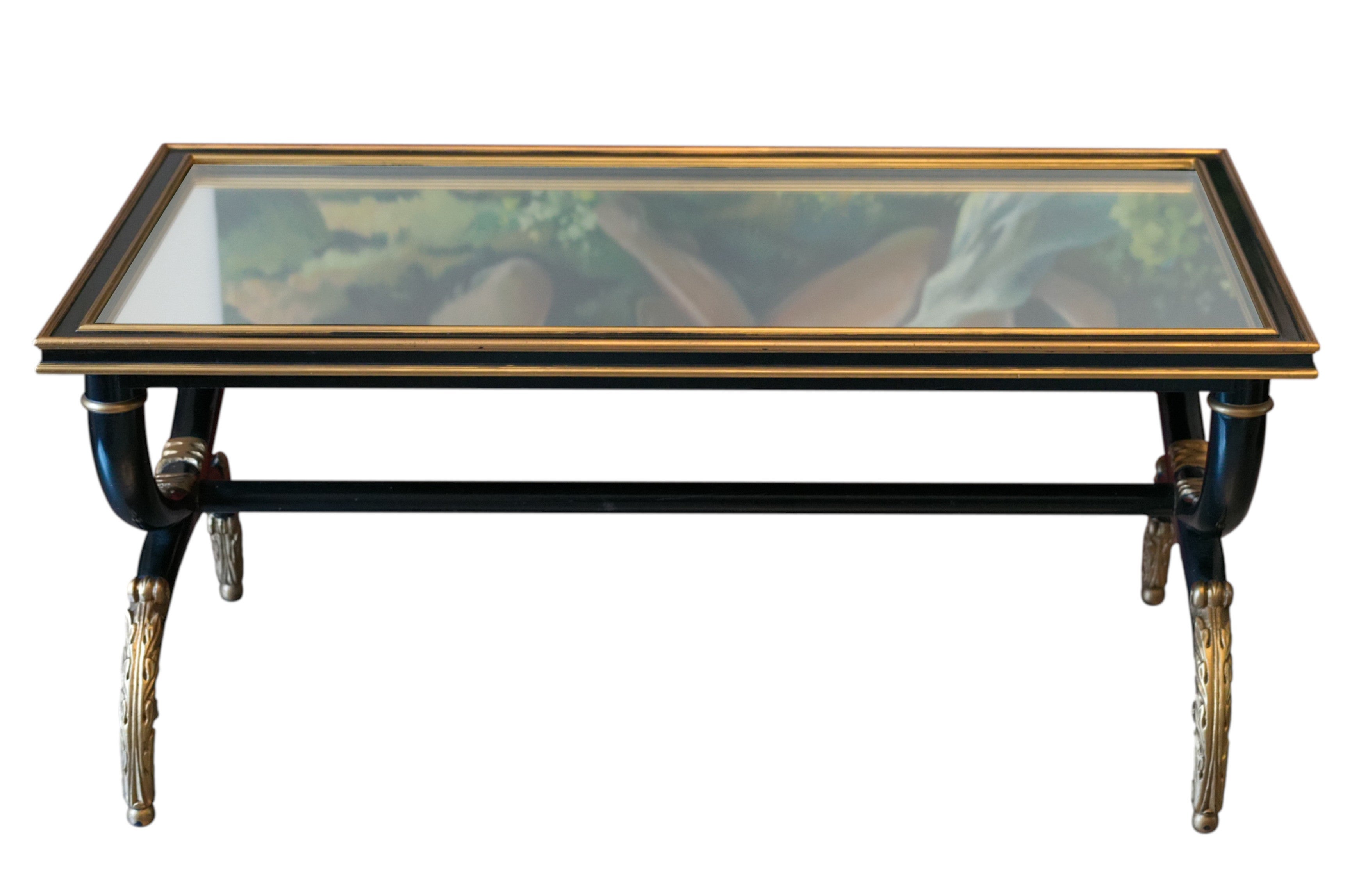 Baroque Coffee Table by Maurice Hirch for Maison Jansen, 1940s For Sale