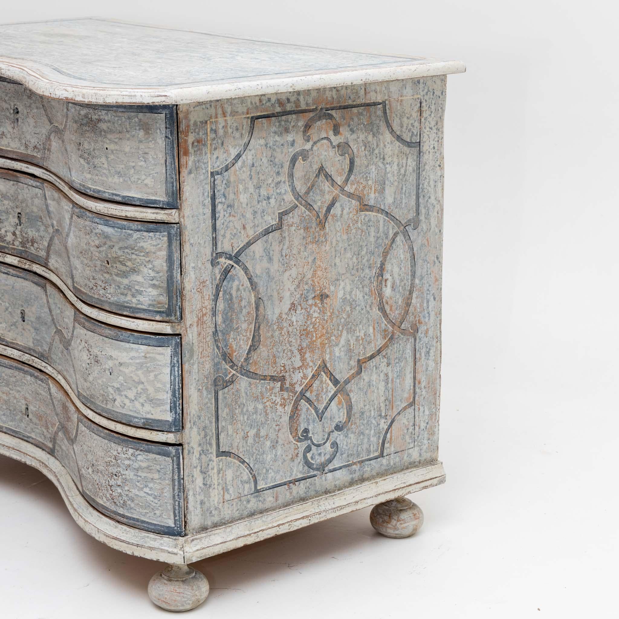 Wood Baroque Commode 18th Century