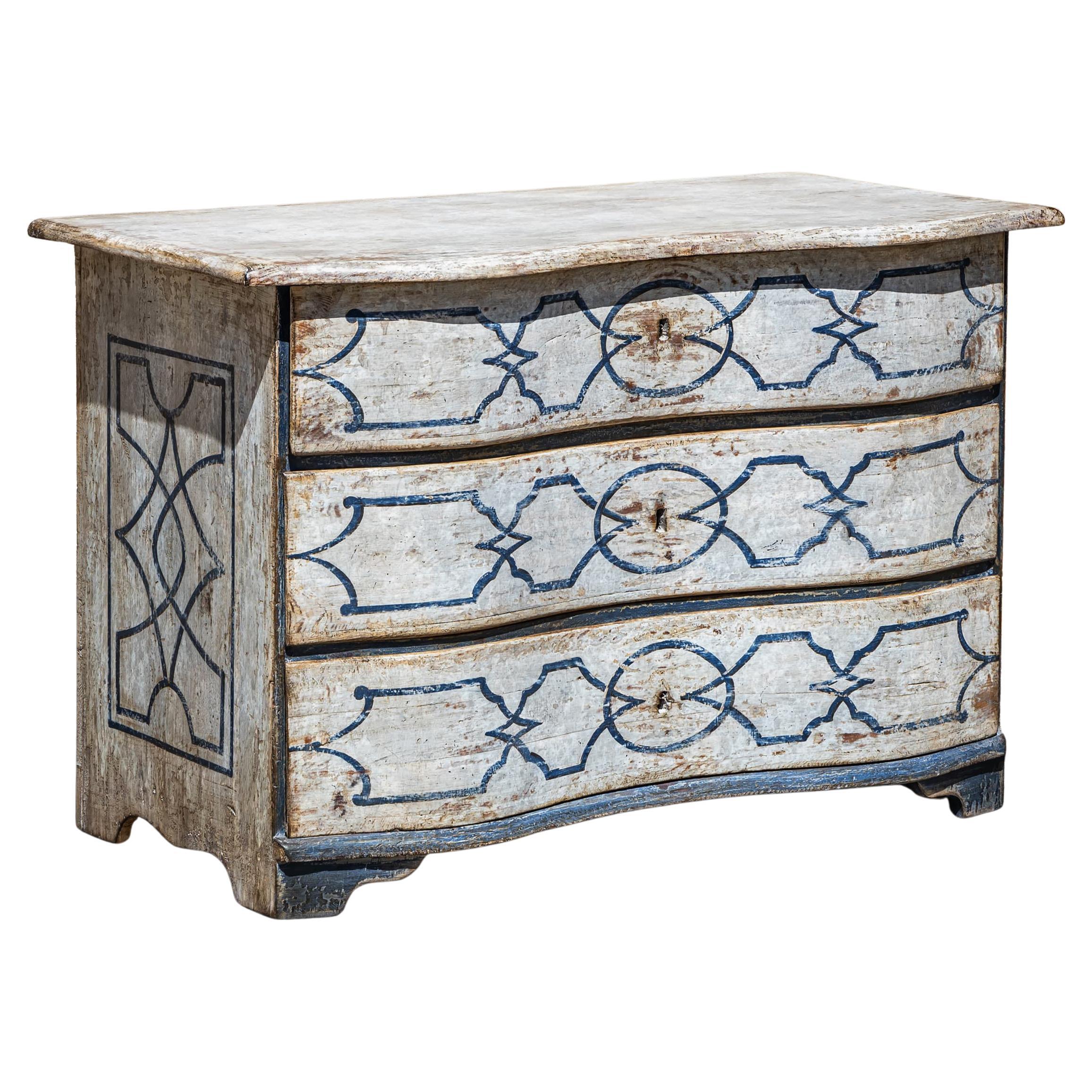 Baroque Commode in Provincial Style, 18th Century For Sale